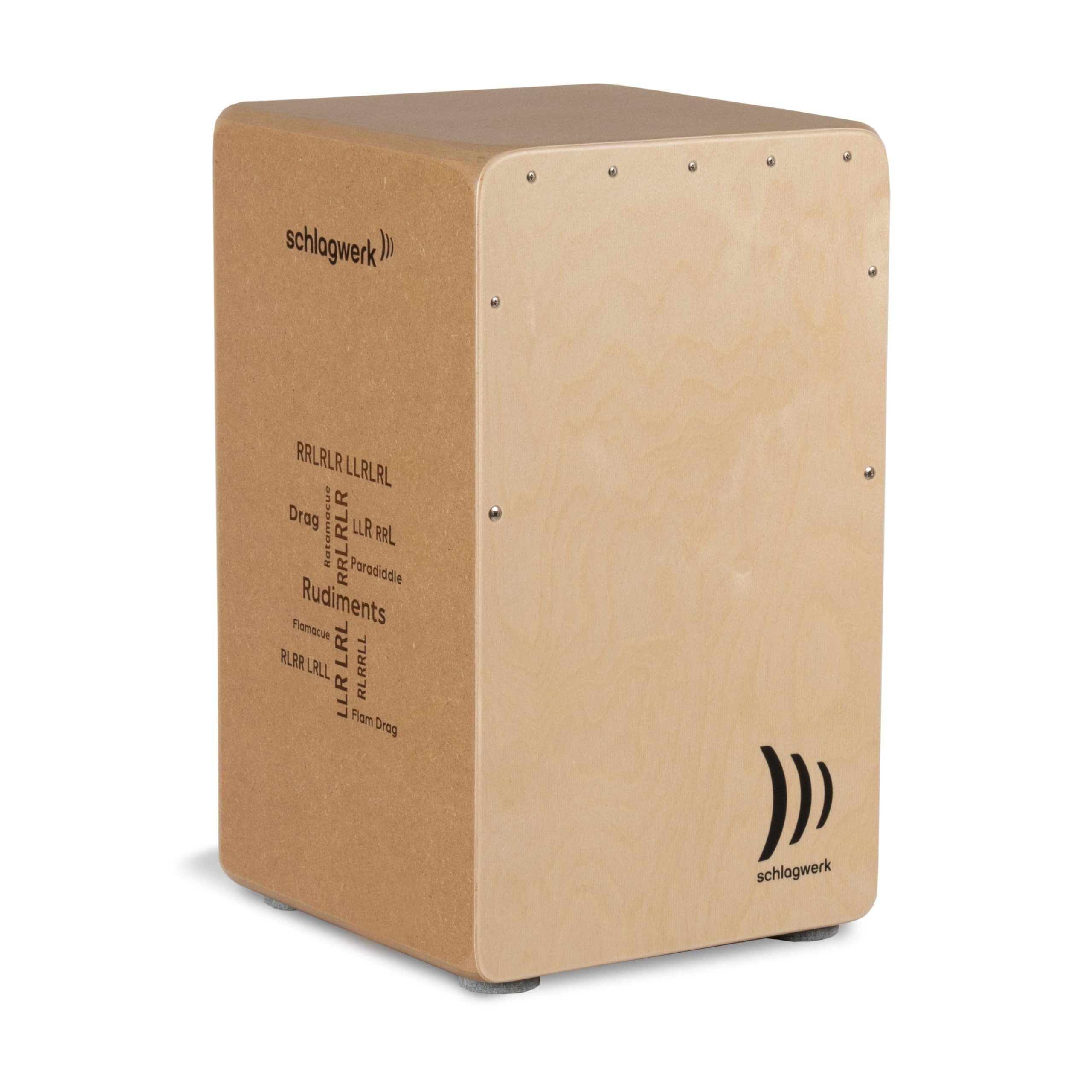 Schlagwerk Cajon, Percussion, Cajons, CP80 Cajon Rudiments Natur - Cajon