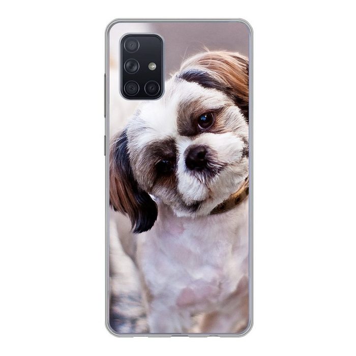 MuchoWow Handyhülle Ein süßer Shih Tzu Hund Handyhülle Samsung Galaxy A51 Smartphone-Bumper Print Handy