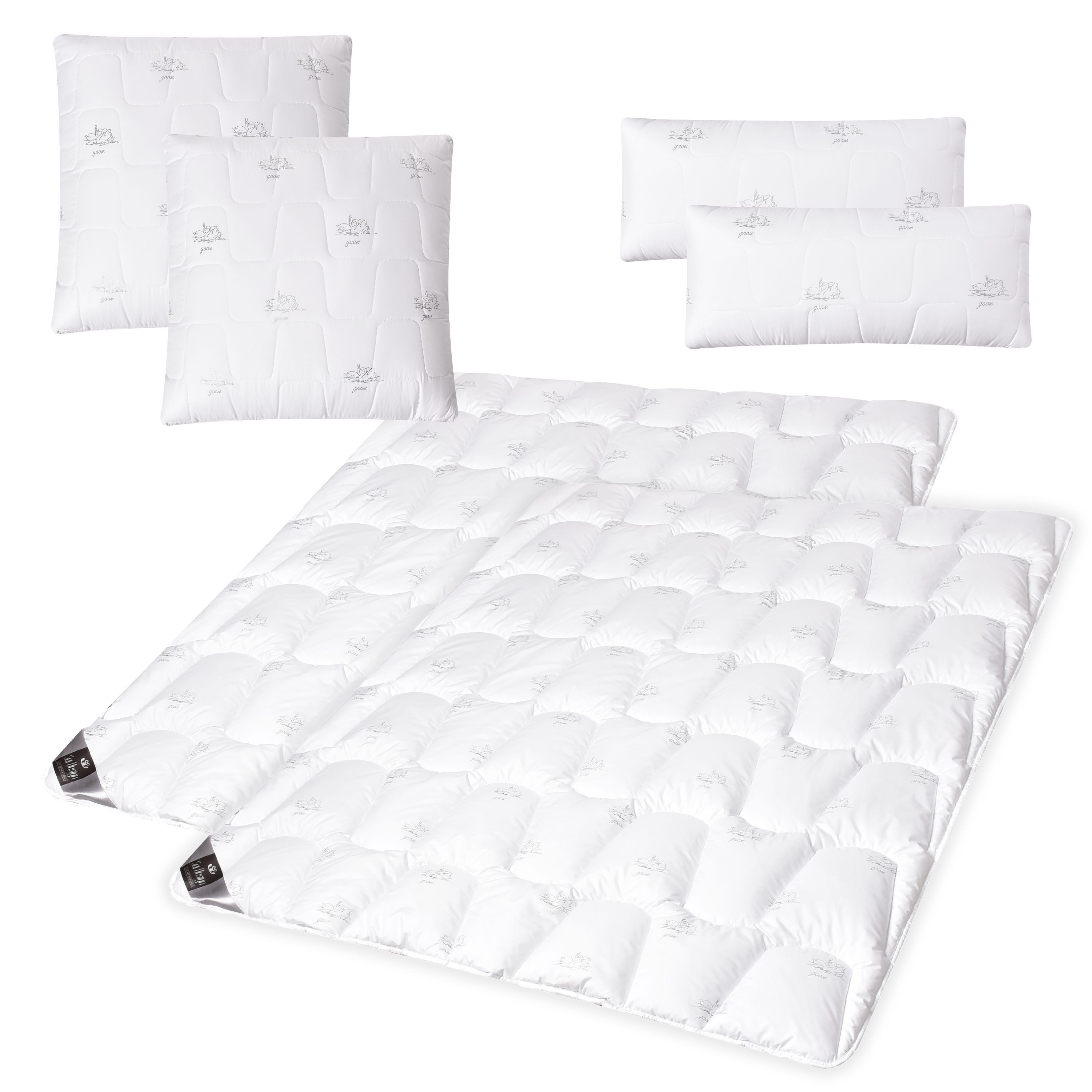 SEI Design Microfaserbettdecke Winter Bett-Set 6-Tlg. 2x (Bettdecken 135x20 günstig online kaufen