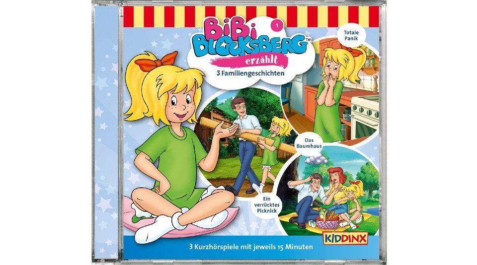 Hörspiel-CD Bibi Blocksberg erzählt F.01 - 3 Familiengeschichten