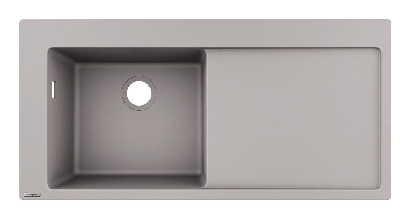 hansgrohe Küchenspüle S51, Einbauspüle S5110-F450 mit Abtropffläche rechts