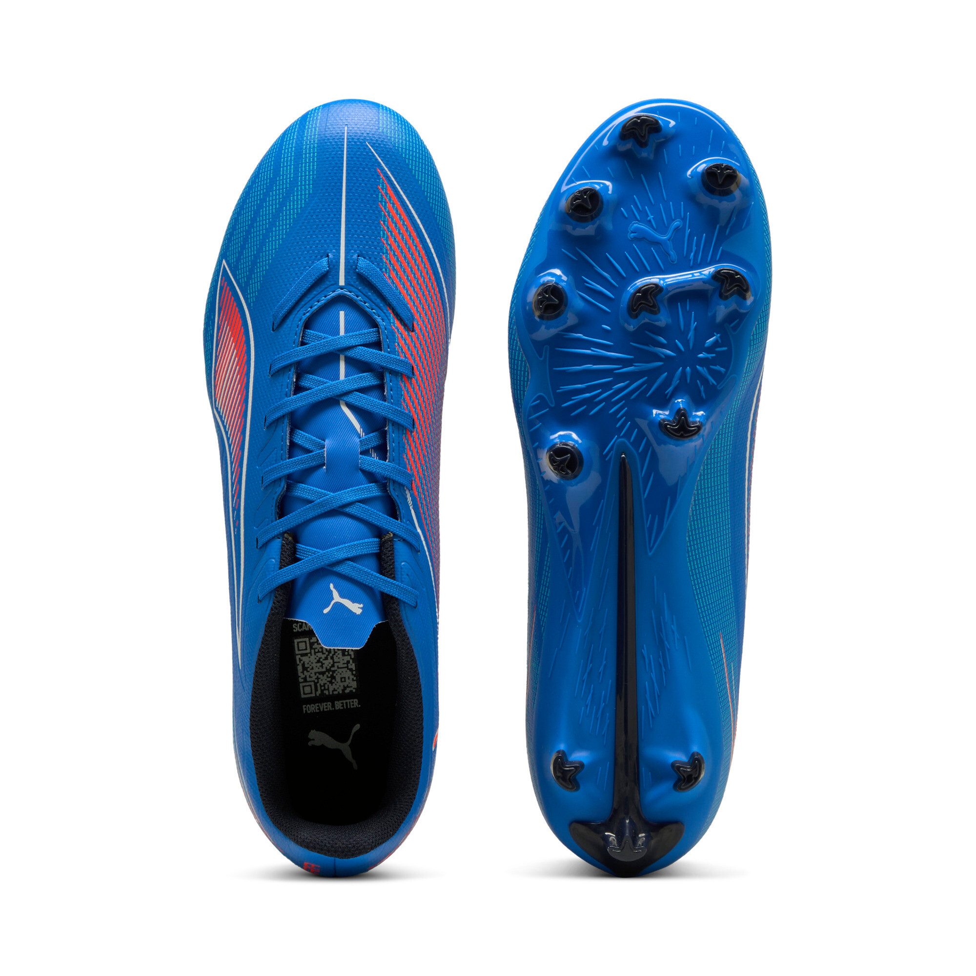 PUMA ULTRA 6 PLAY FG/AG Fußballschuh für Rasenplätze und Kunstrasen, mit SPEEDSYSTEM-Laufsohle