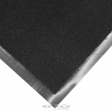 Fußmatte Fußmatte Schwarz PVC 80 cm Indoor & Outdoor Schmutzfangmatte Matte, Sanixa, rechteckig, Höhe: 5 mm, rutschfeste Unterseite