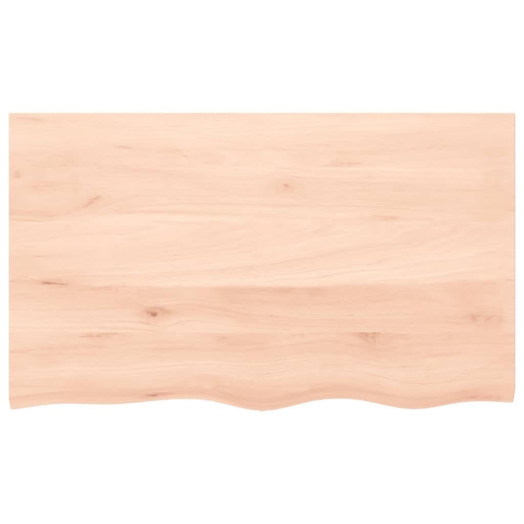 vidaXL Waschtisch 100 x 60 x 2 cm Waschtischplatte 100x60x2 cm Massivholz Unbehandelt