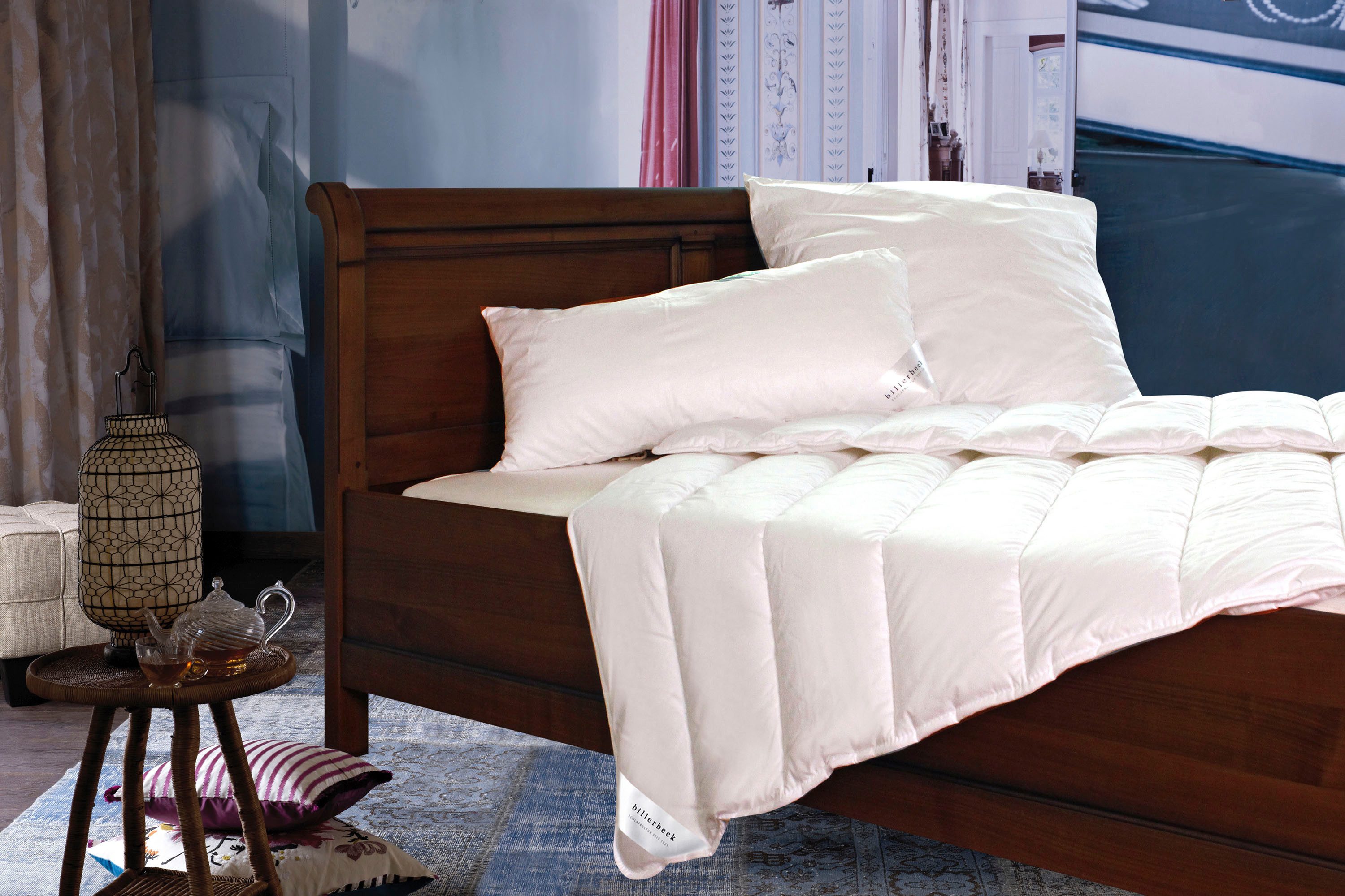 billerbeck Microfaserkissen Liliane, Kissen ist Allergiker freundlich (Haus günstig online kaufen