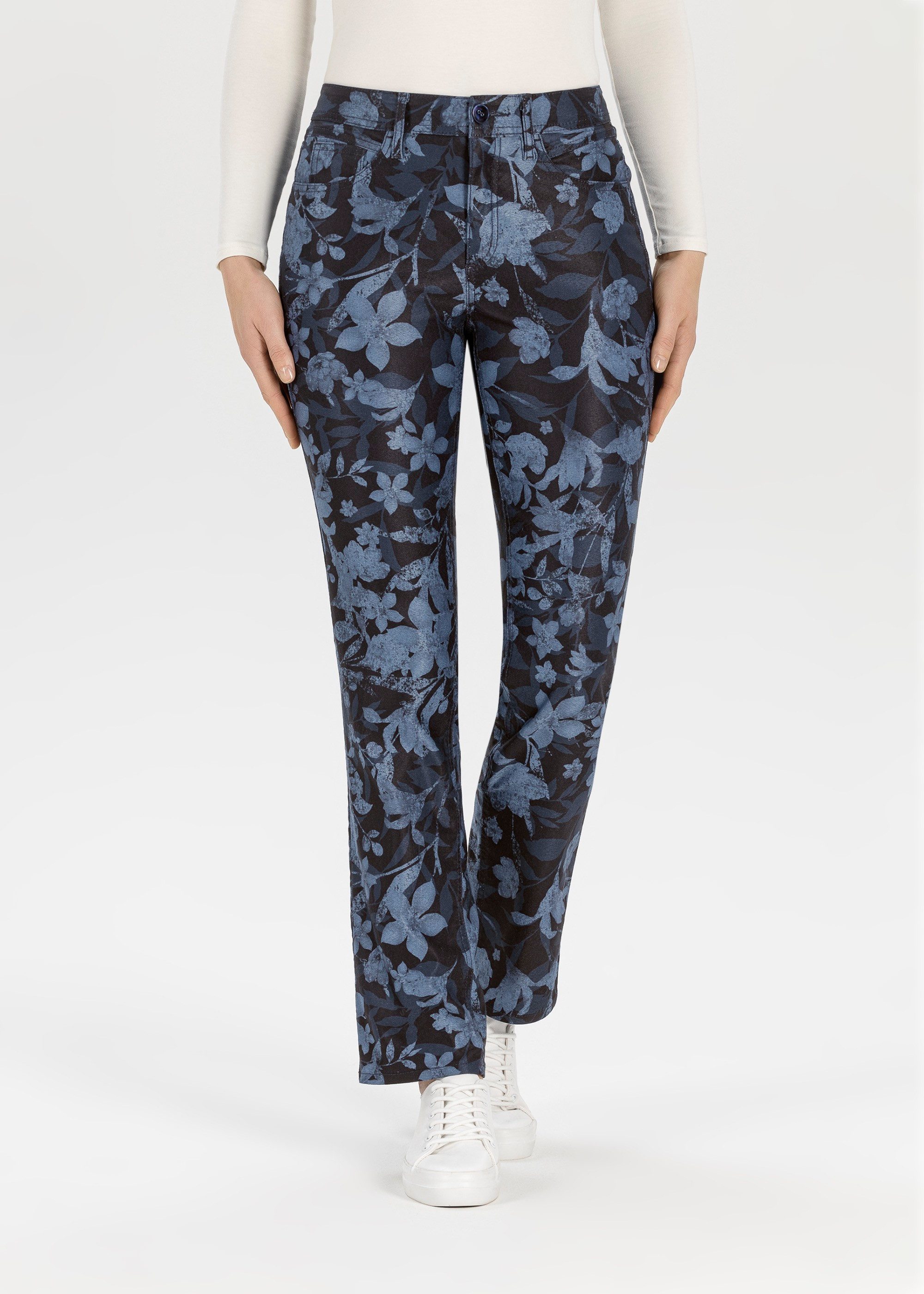 Stehmann Taillenhose mit All-Over Print
