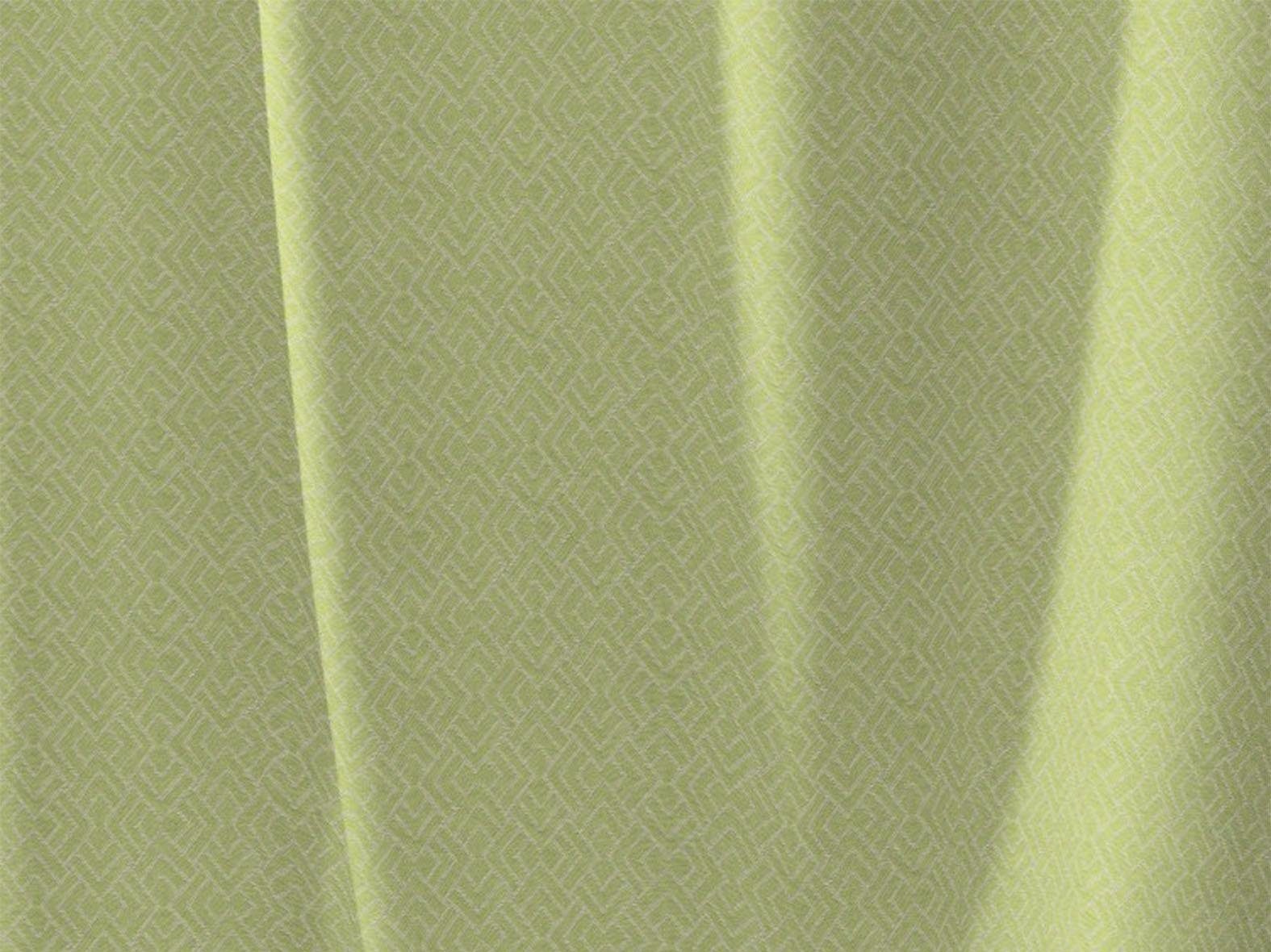 St), Ösen Ventus Graphic blickdicht, (1 Adam, Vorhang Light, Jacquard hellgrün