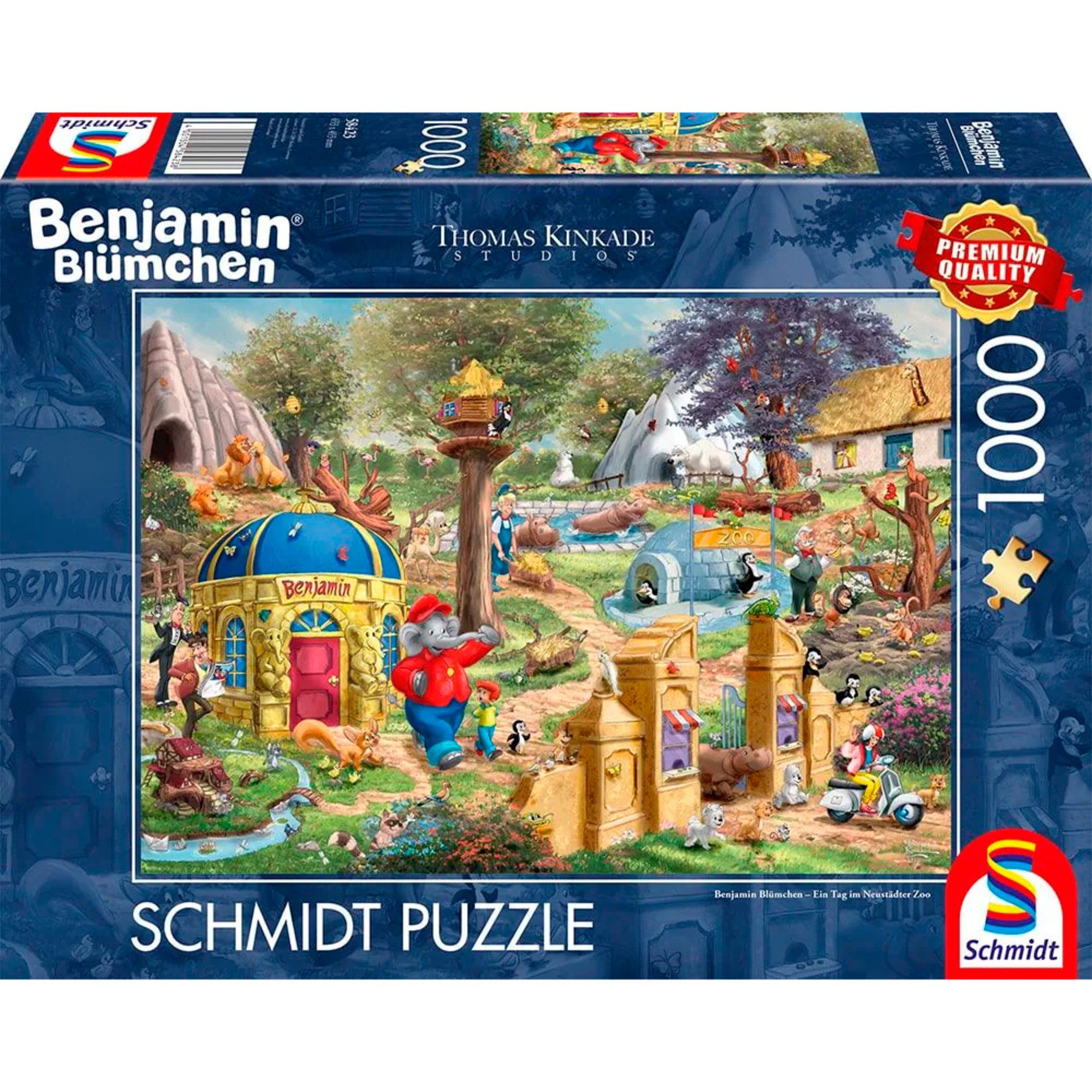Schmidt Spiele Puzzle Schmidt Spiele Thomas Kinkade Studios: Benjamin, 1000 Puzzleteile