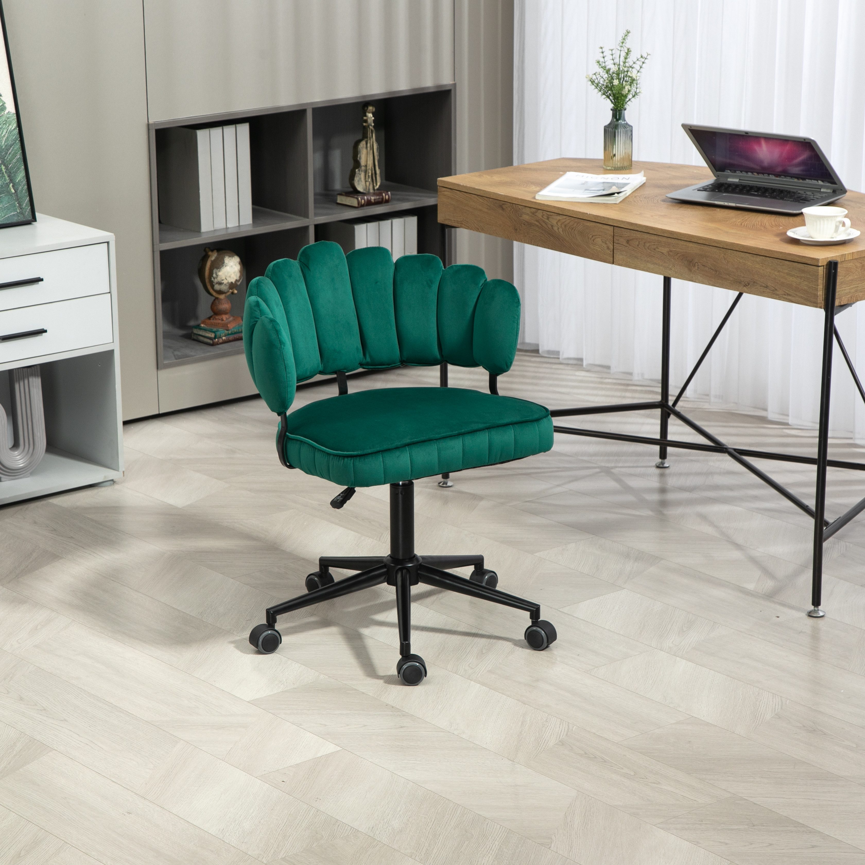 OKWISH Bürostuhl Ergonomischer Samtbürostuhl, 360° drehbar, günstig online kaufen