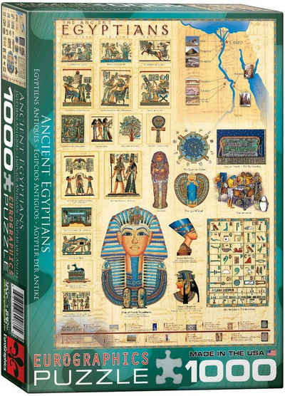EUROGRAPHICS Puzzle EuroGraphics 6000-0083 Ägypter der Antike Puzzle, 1000 Puzzleteile