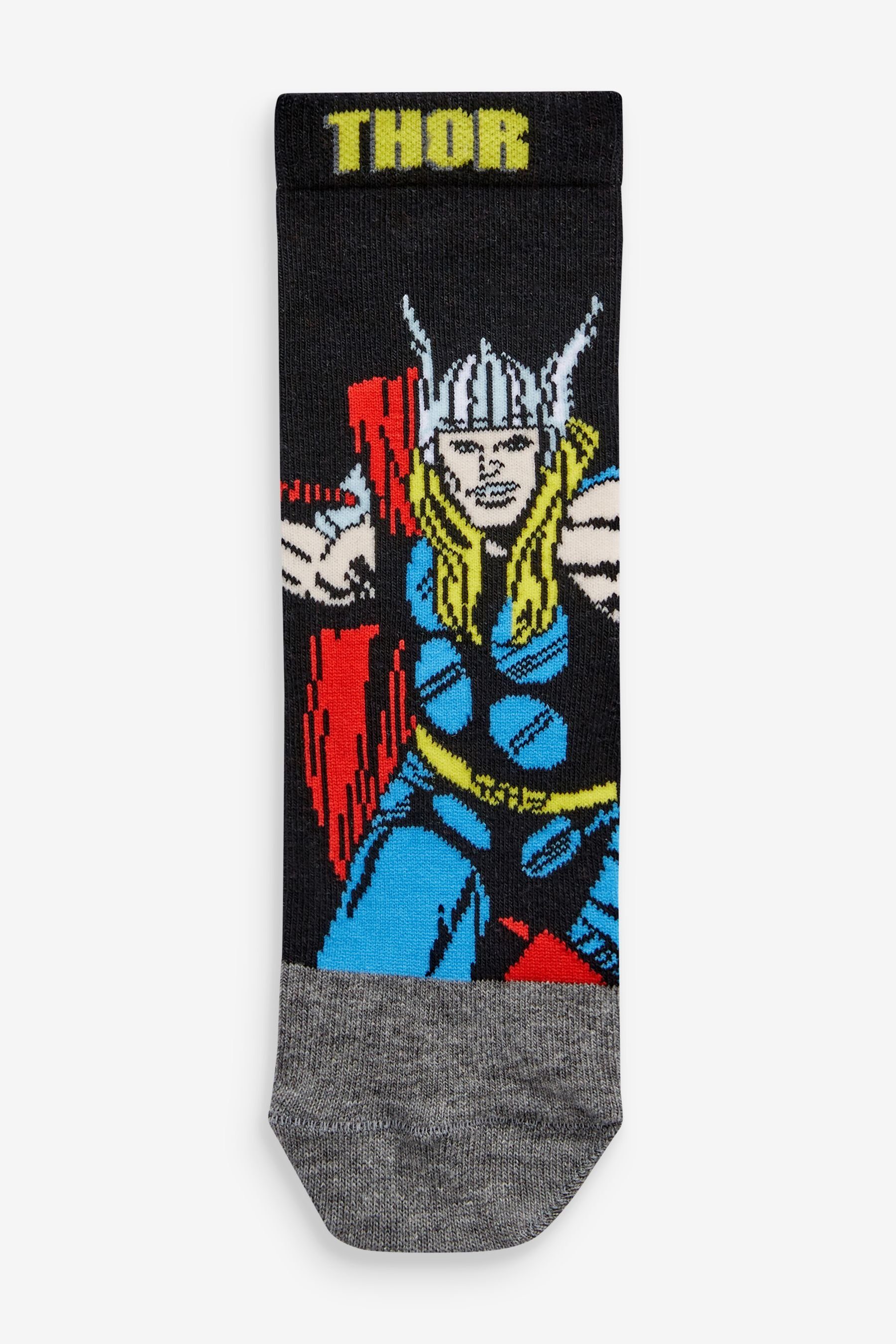 Baumwollanteil, Next mit (1-Paar) Socken hohem Multi Avengers 5er-Pack Kurzsocken