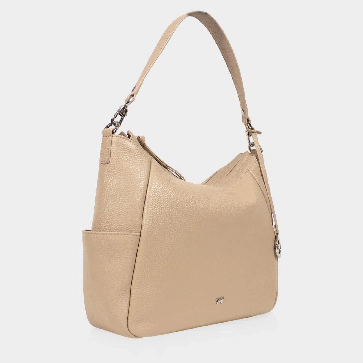 Braun Büffel Handtasche HANNA Hobo Bag beige