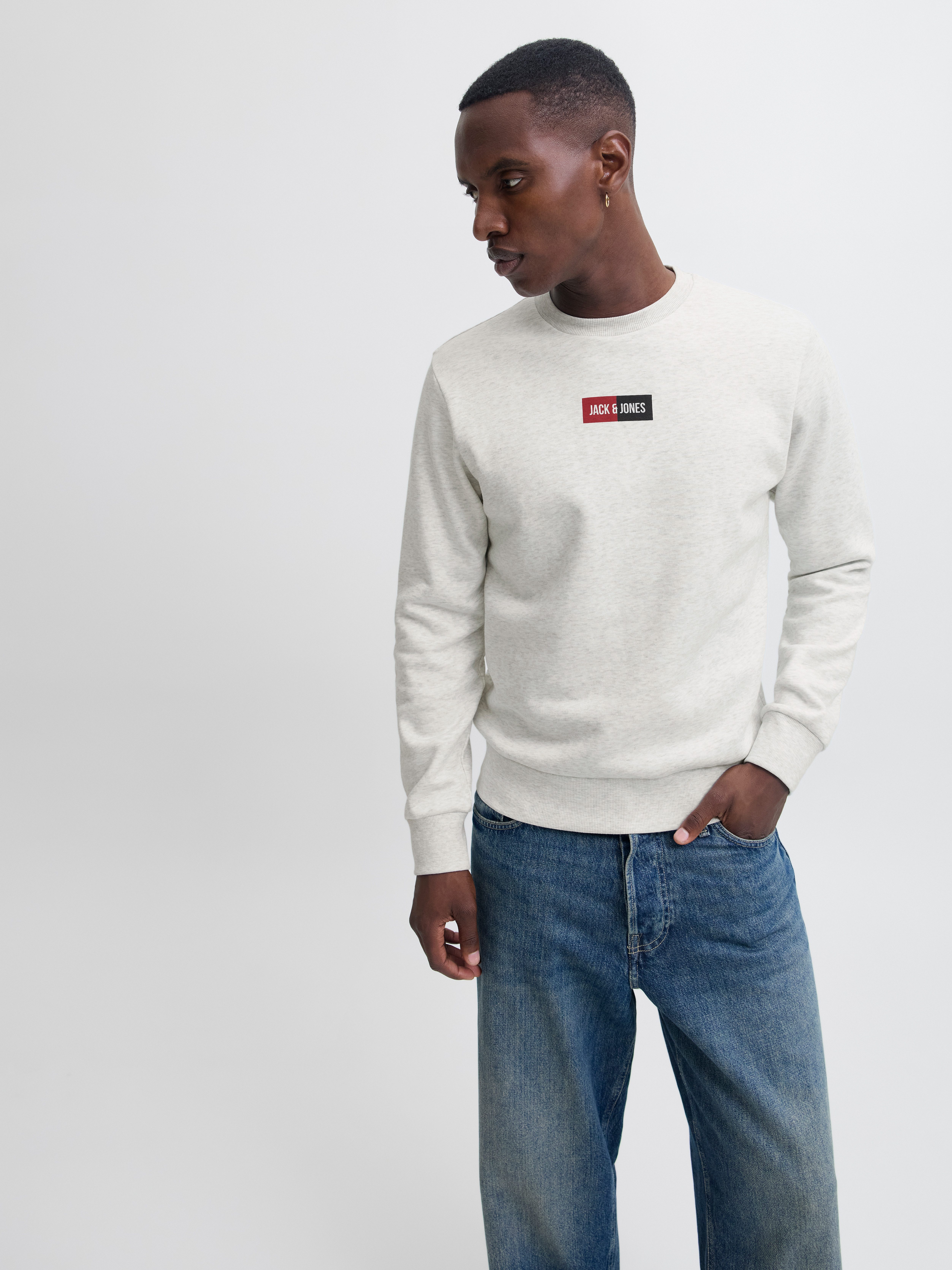 Jack & Jones Sweater JJPAN SWEAT CREW NECK günstig online kaufen
