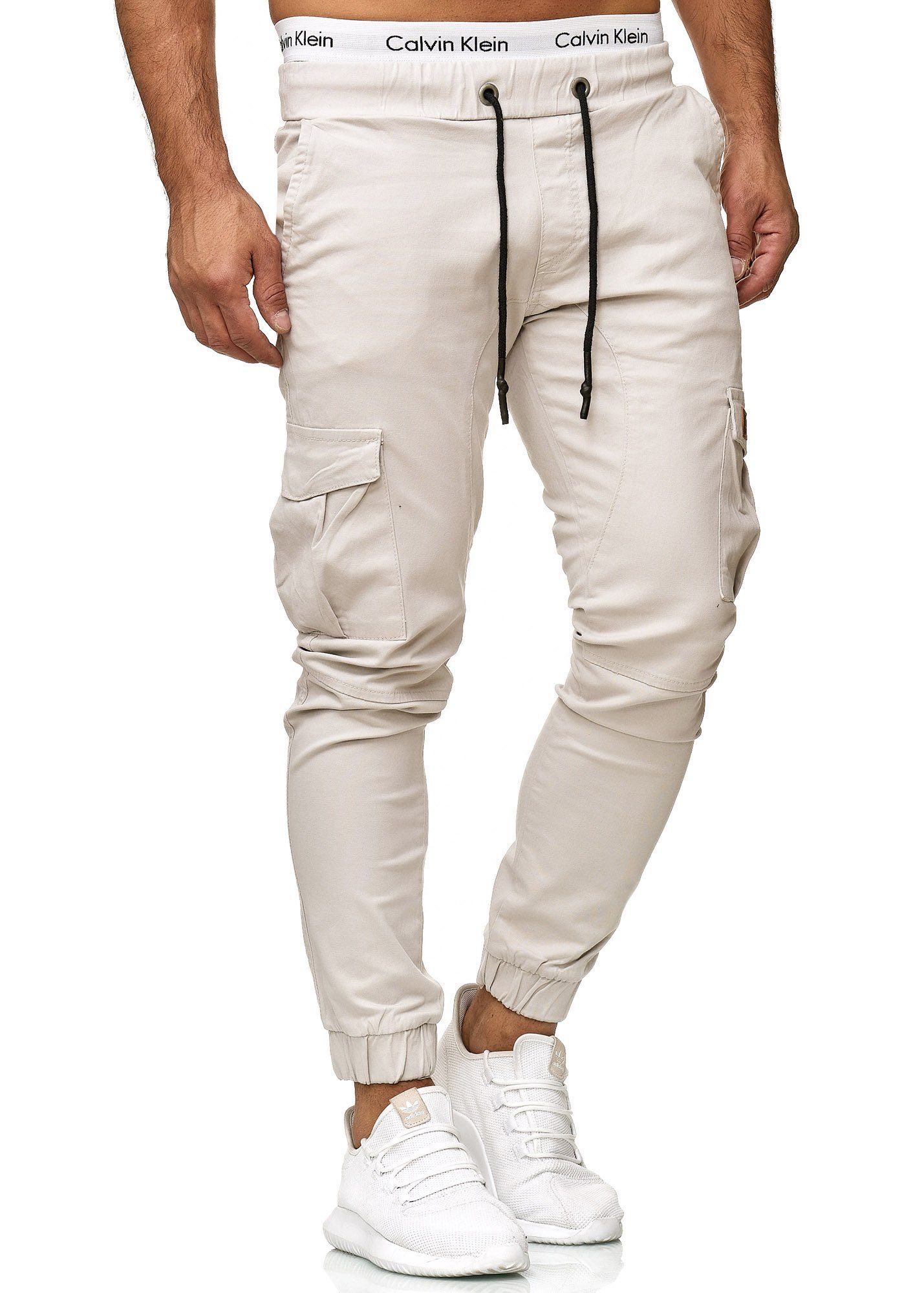Cargohose Streetwear, Casual Freizeit OneRedox Altweiss 1-tlg) 3301CS (Chino Business Straight-Jeans