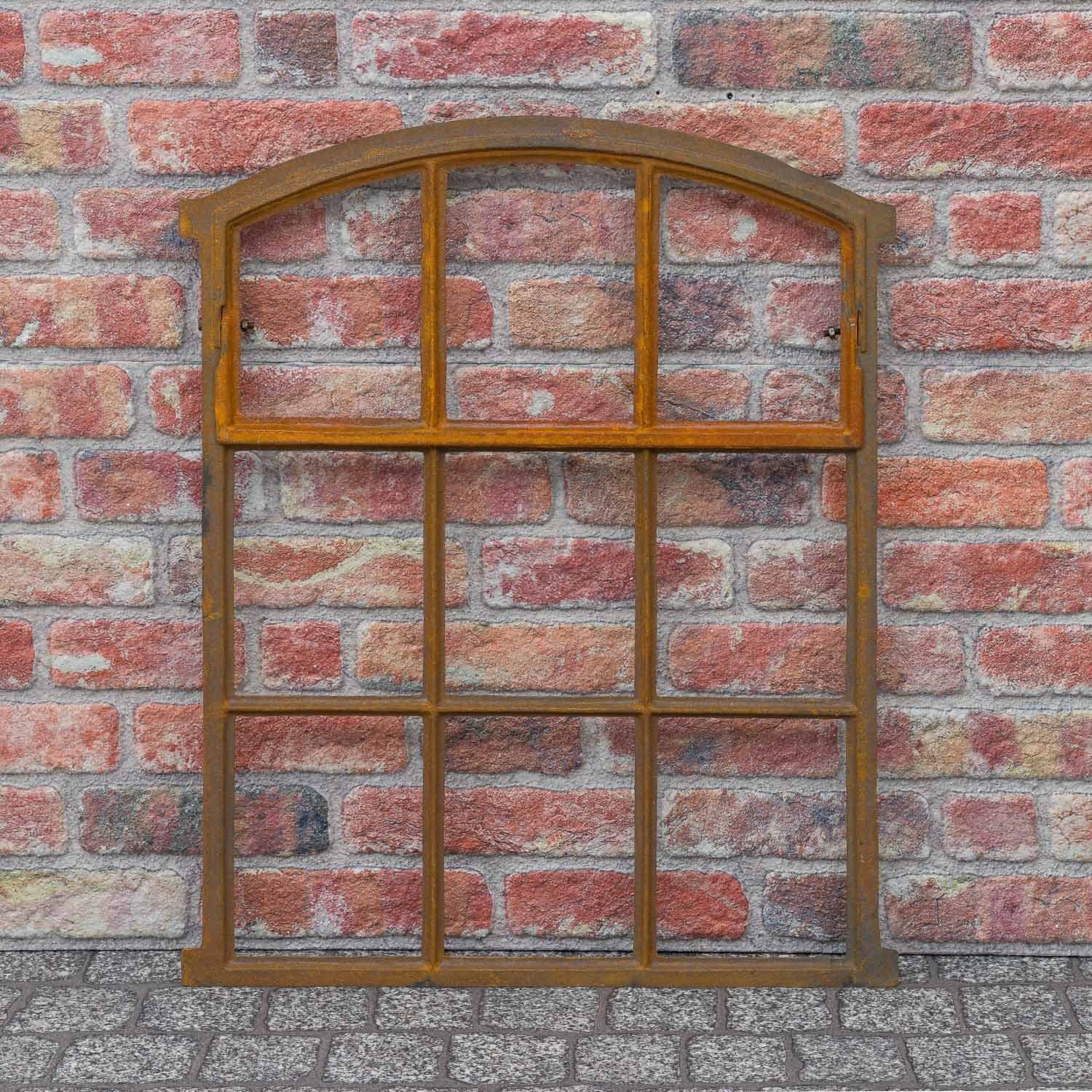 Antik-Sti Öffnen Fenster Stallfenster zum Aubaho rost Eisenfenster 71cm Fenster Eisen