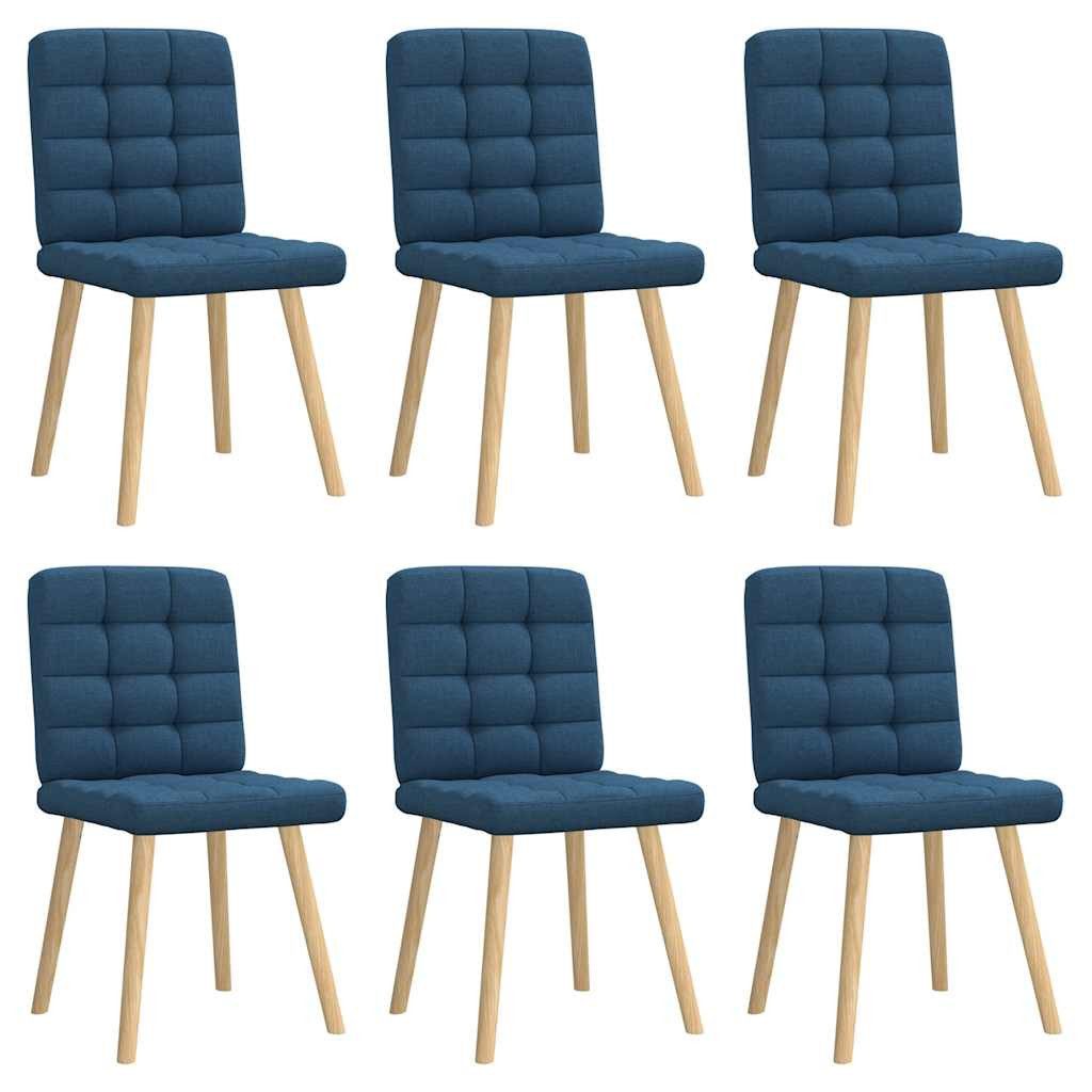 vidaXL Esszimmerstuhl Esszimmerstühle 6 Stk. Blau günstig online kaufen