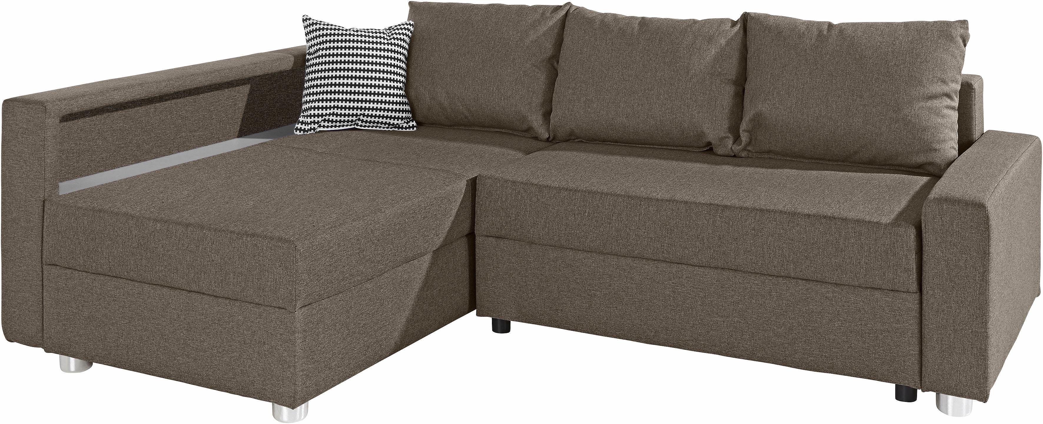 COLLECTION AB Ecksofa "Relax L-Form" inklusive Bettfunktion, Federkern, wah günstig online kaufen
