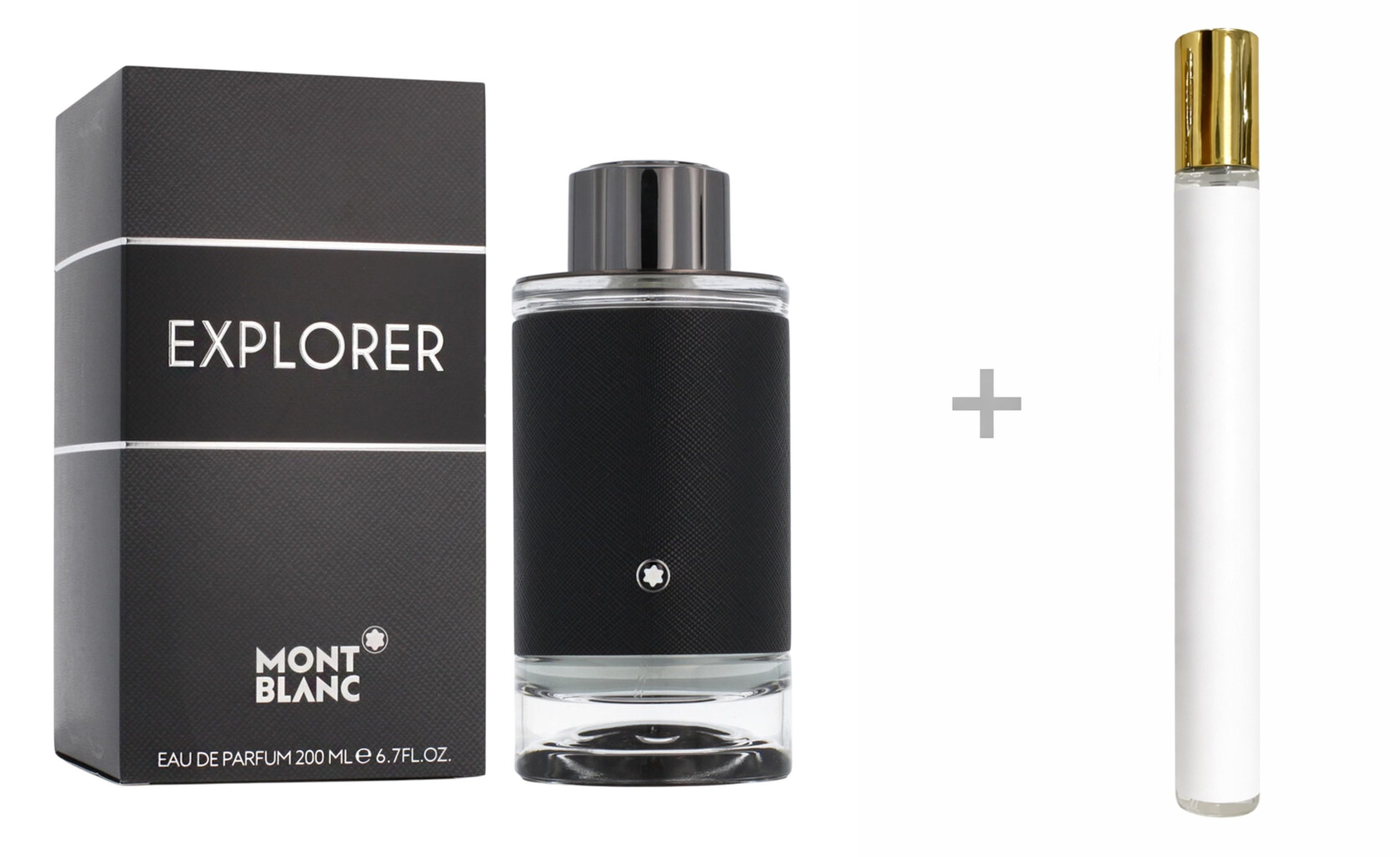 MONTBLANC Duft-Set Explorer Eau de Parfum (EDP) Herren Spray mit Reiseduft, Frisch-holziger Duft mit Bergamotte, Pfeffer, Vetiver und Patchouli