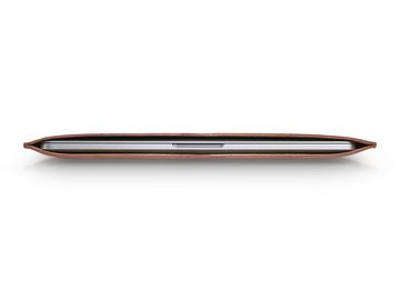 PURE Leather Studio Laptop-Hülle 16" MacBook Lederhülle AVIOR Cognac 41,05 cm (16,2 Zoll), Laptop-Hülle für Apple MacBook Pro 16 Zoll Zoll Sleeve Cover Case