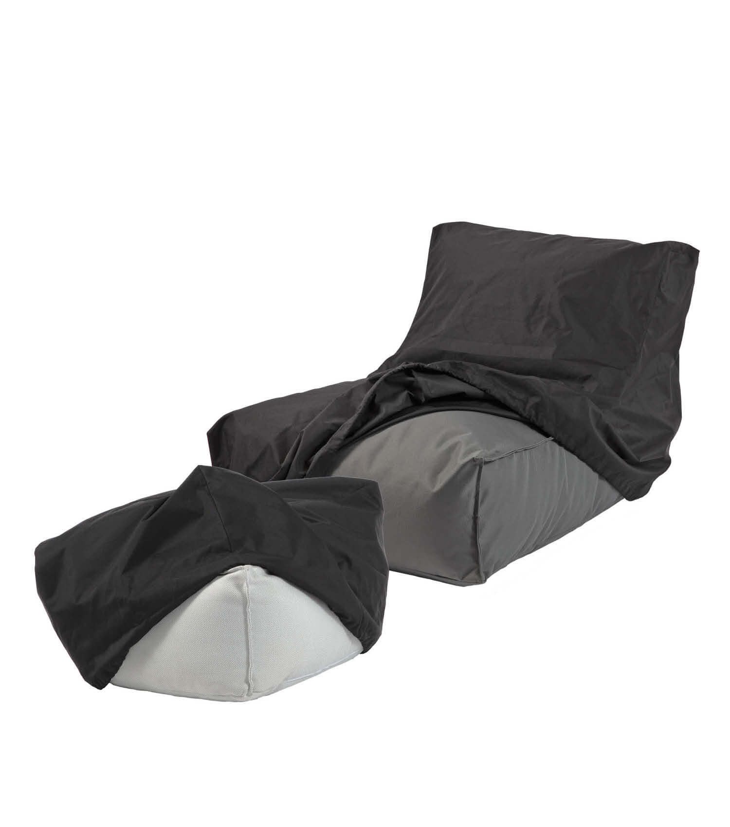 mokebo Gartenmöbel-Schutzhülle Der Beschützer (für den Sundowner), Schützhülle für Outdoor Sitzsack mit Табуретки, wasserfest