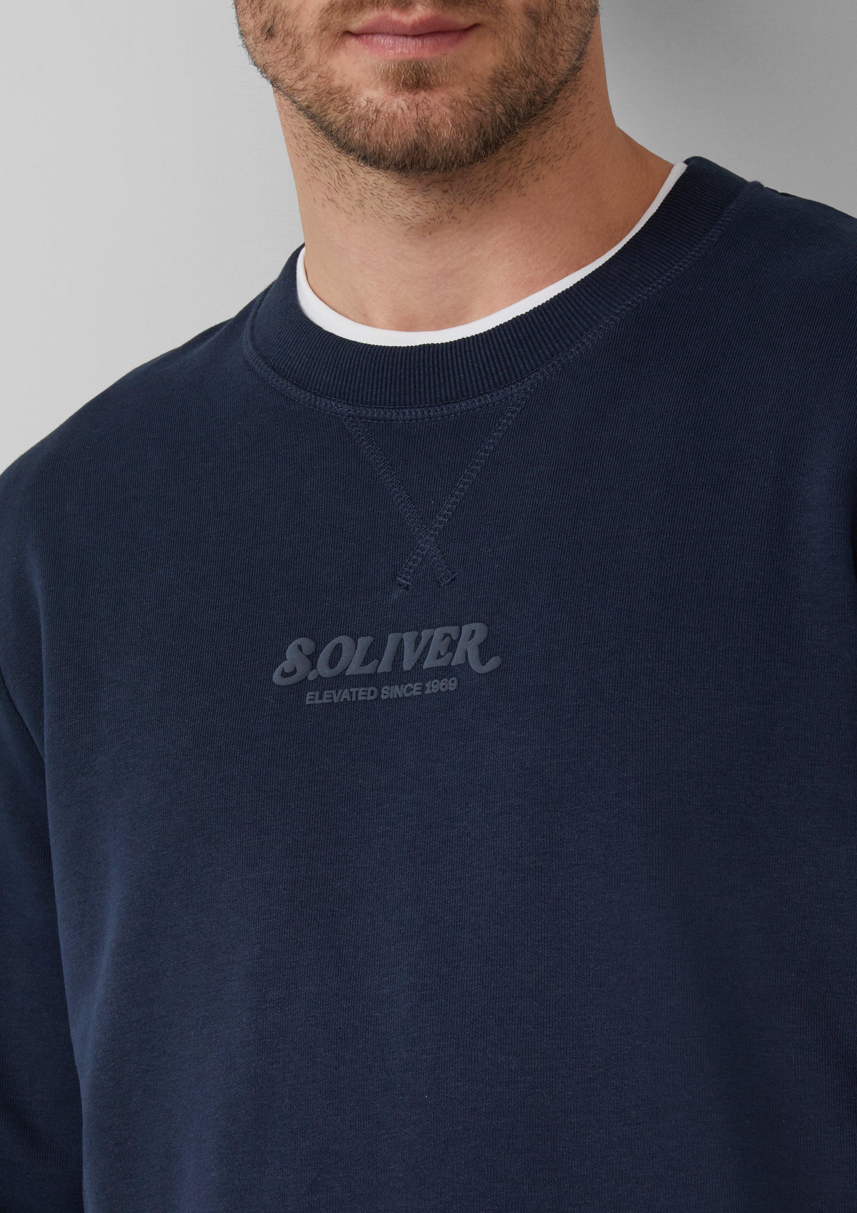 s.Oliver Sweatshirt Sweatshirt mit Logo-Artwork günstig online kaufen
