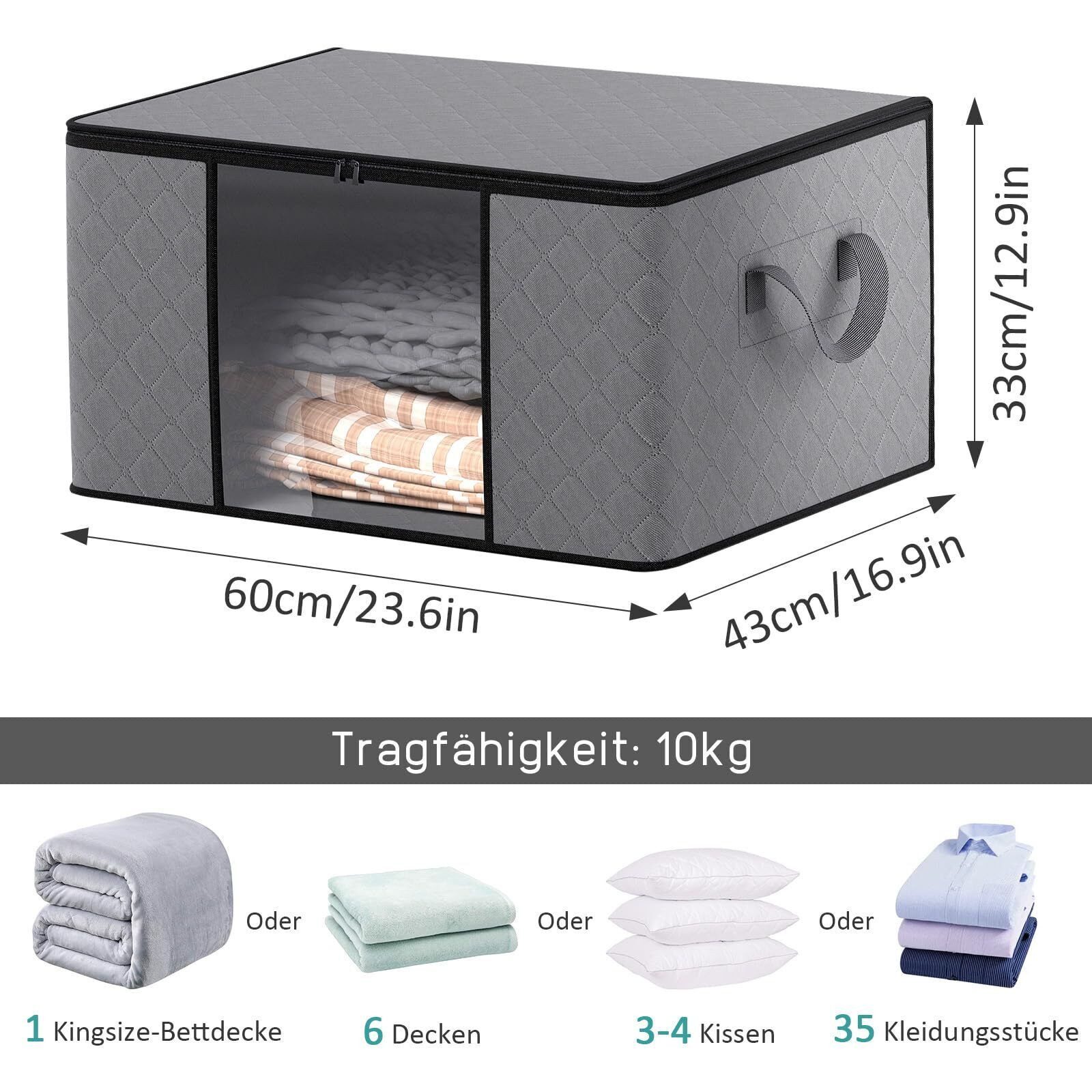 Youyijia Aufbewahrungsbox Aufbewahrungstasche Faltbare Aufbewahrungsbox mit günstig online kaufen
