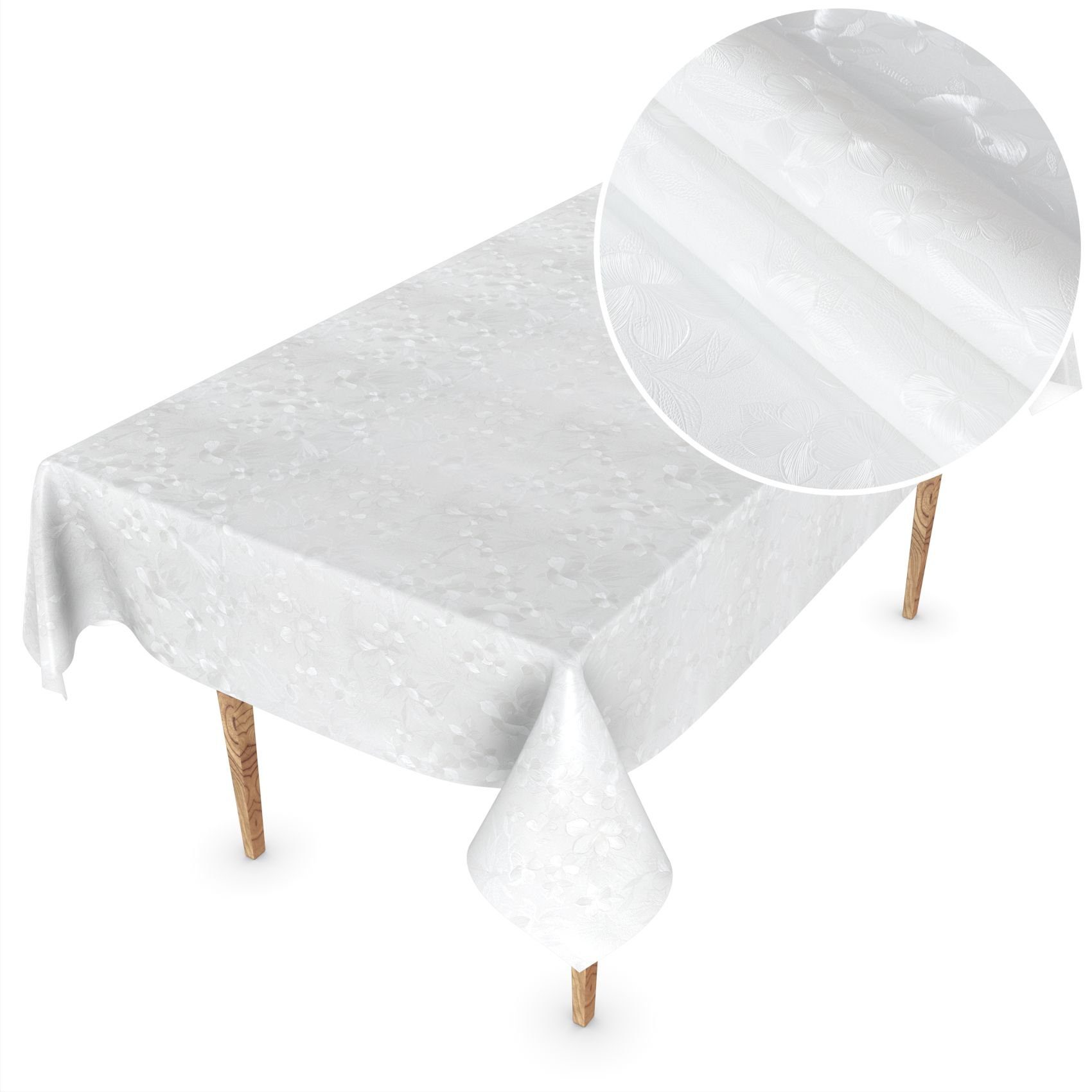 ANRO Tischdecke Wachstuchtischdecke Gartentischdecke Wachstischdecke (Einze günstig online kaufen
