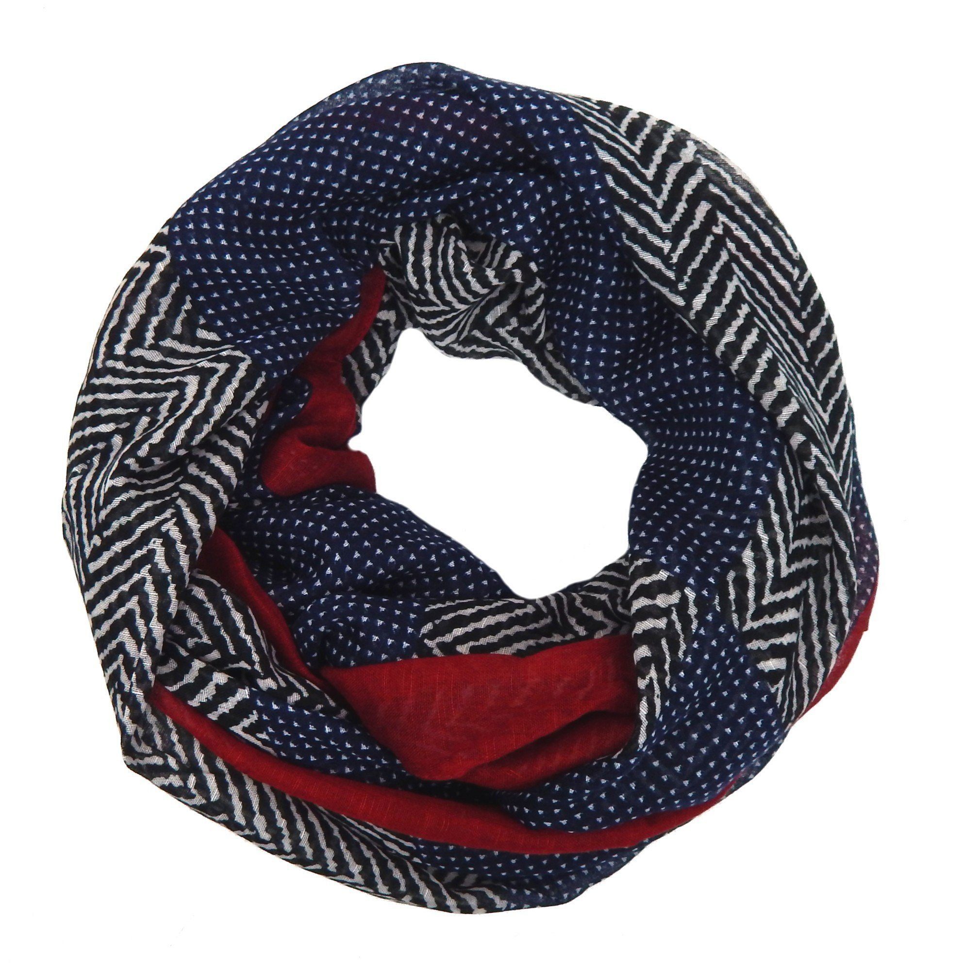Ella Jonte Loop, mit modernem Rauten-Muster und stylishem Color-Blocking günstig online kaufen