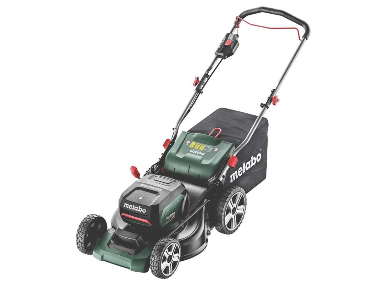 metabo Akkurasenmäher RM 36-18 LTX BL 46 Solo, 46 cm Schnittbreite, ohne Akku und Ladegerät, 46 cm Schnittbreite, inkl. 55 L Fangsack