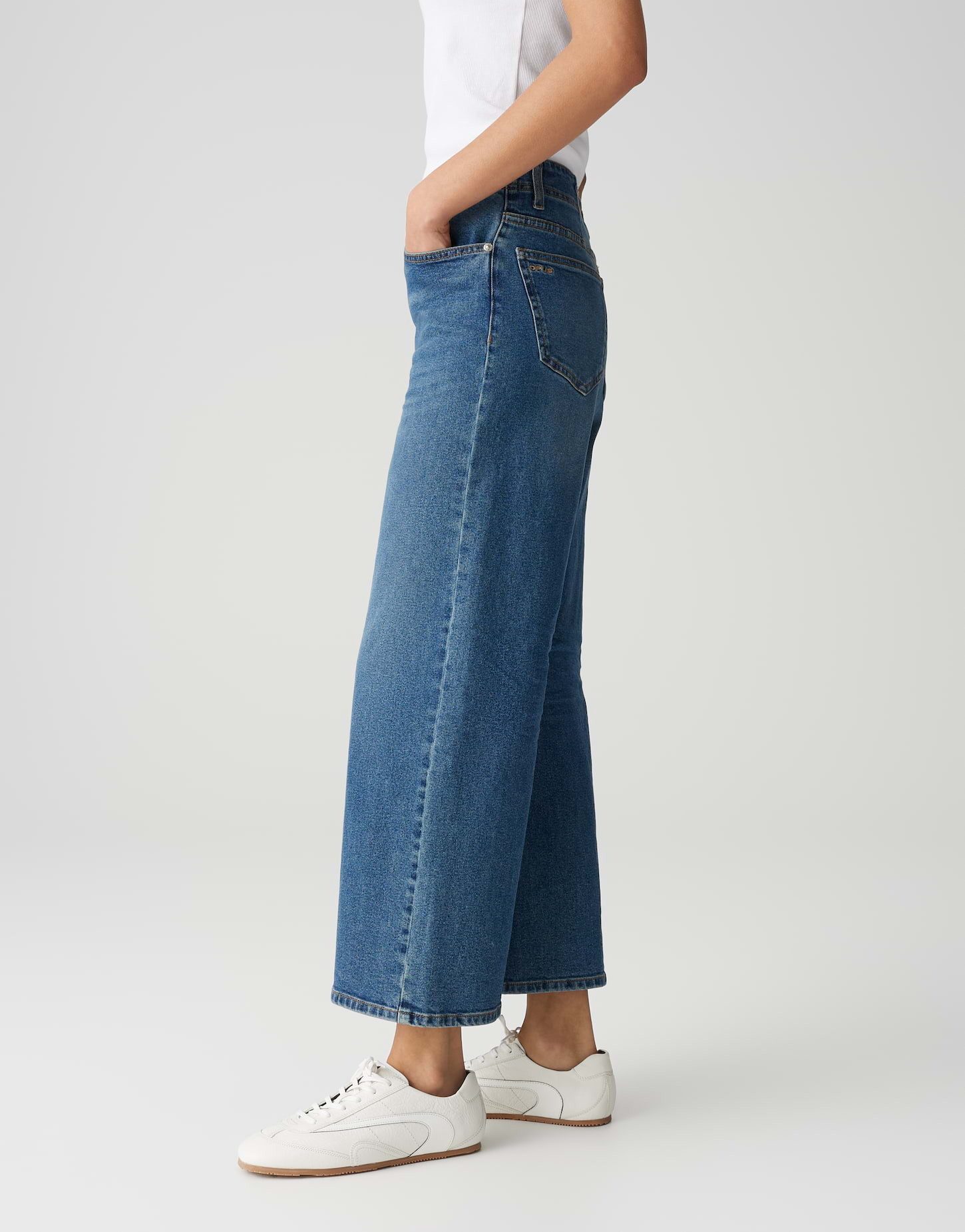 OPUS Weite Jeans LANAH aus Dry Indigo® Mid Rise