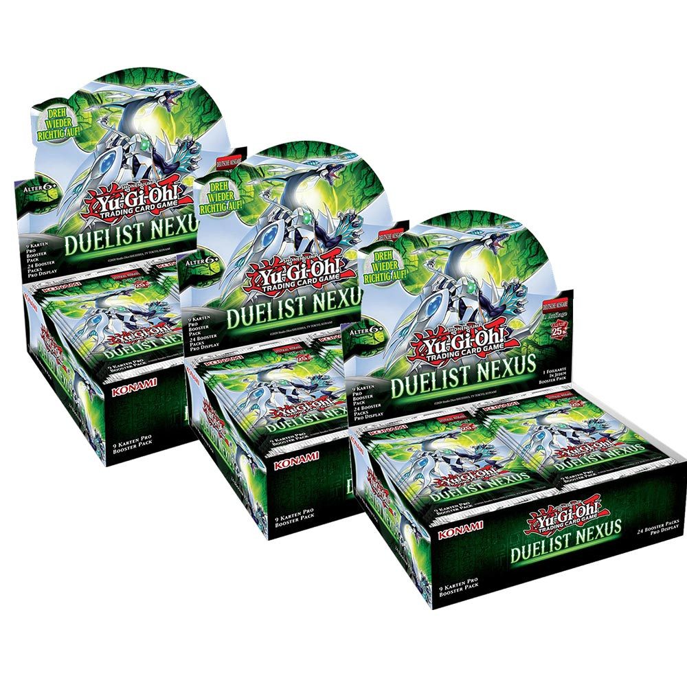 Yu-Gi-Oh Sammelkarte Yu-Gi-Oh! Duelist Nexus - 3 Displays - Deutsch