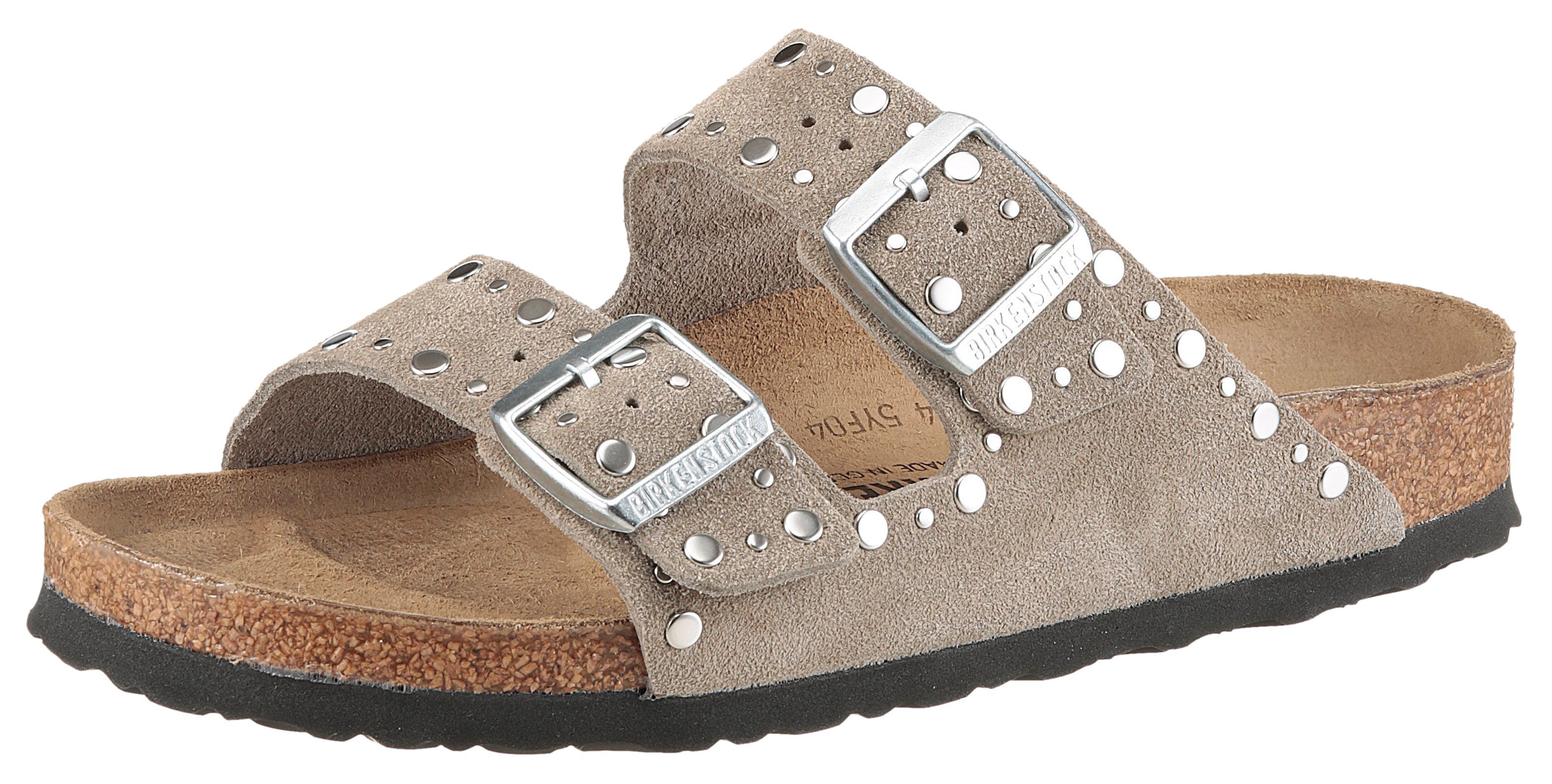 Birkenstock ARIZONA RIVET Pantolette Strandschuh, Hausschuh, günstig online kaufen