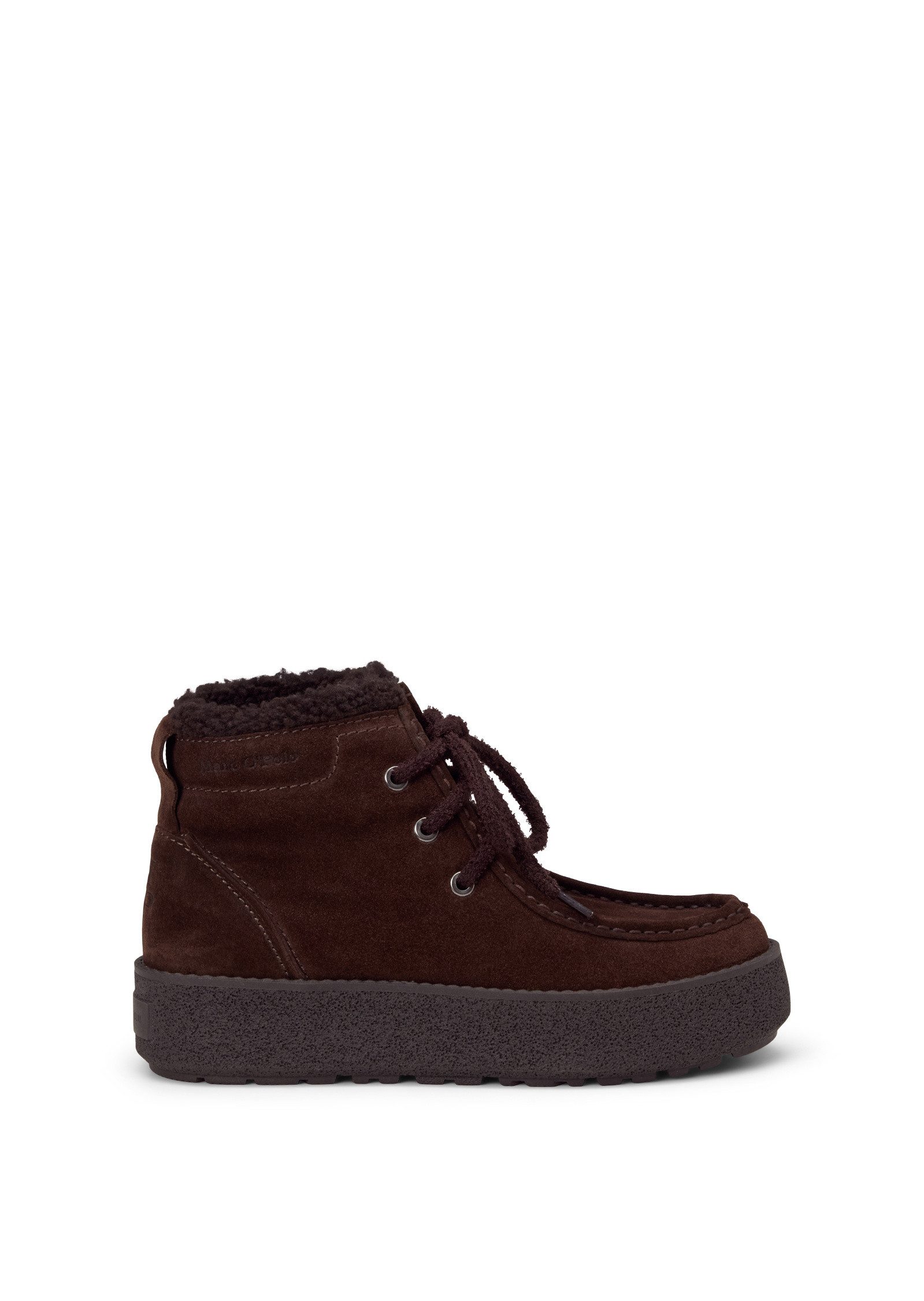 Marc O'Polo aus weichem Veloursleder Stiefelette