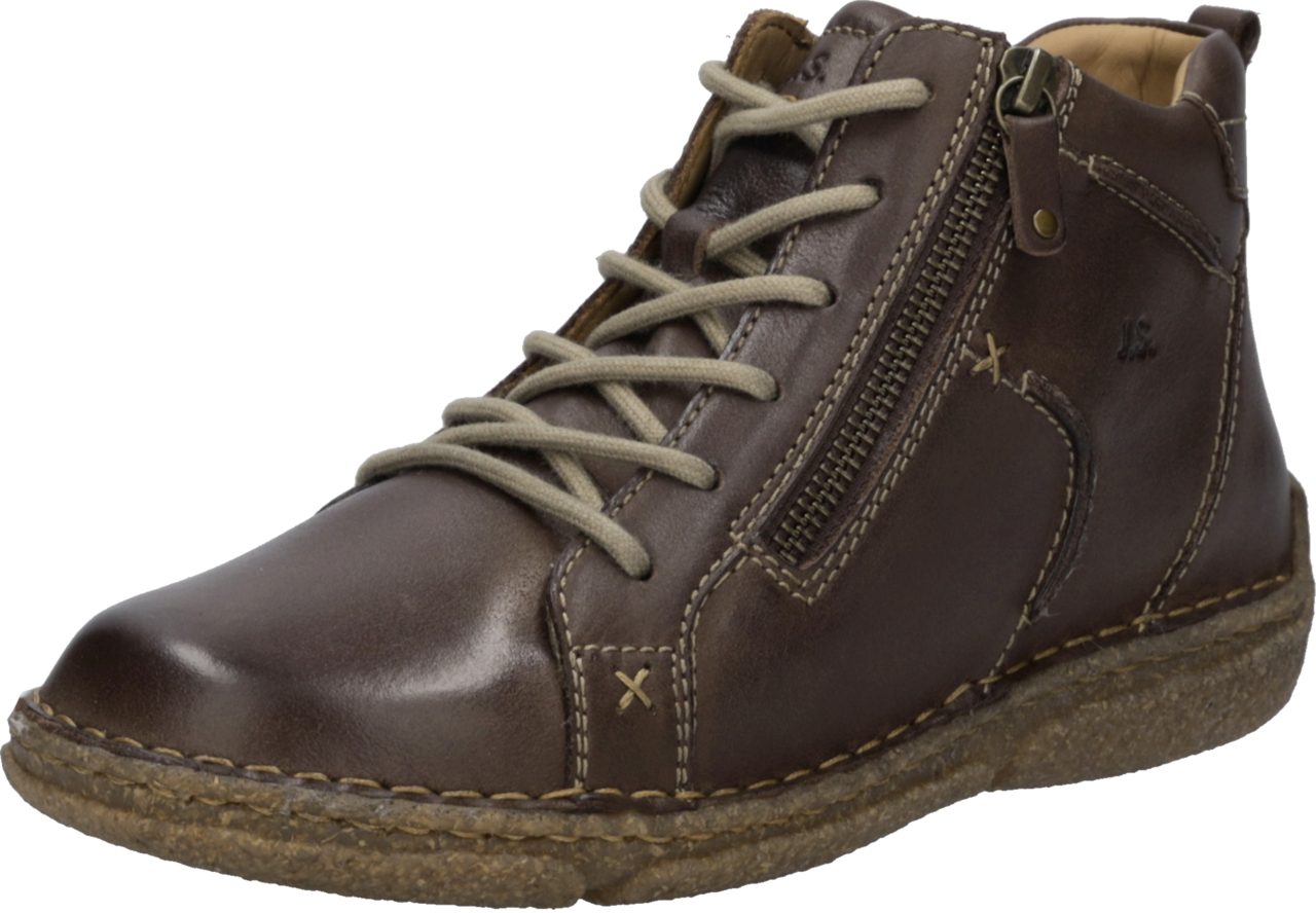 Josef Seibel Neele 71 Schnürboots Schnürstiefelette mit praktischem Außenreißverschluss, Weite G (weit)
