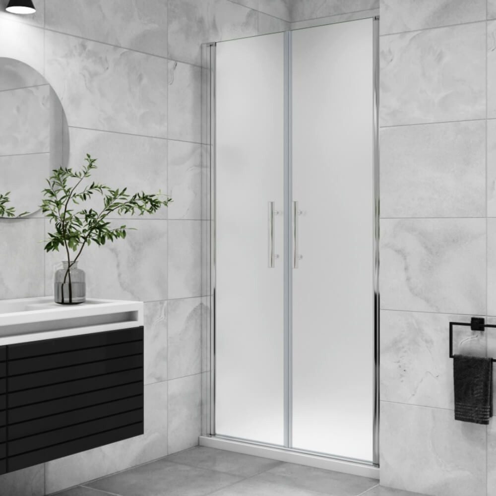 Duschparadies Dusch-Drehtür Duschtrennwand Drehtür Glastür Nischentür Dusch günstig online kaufen