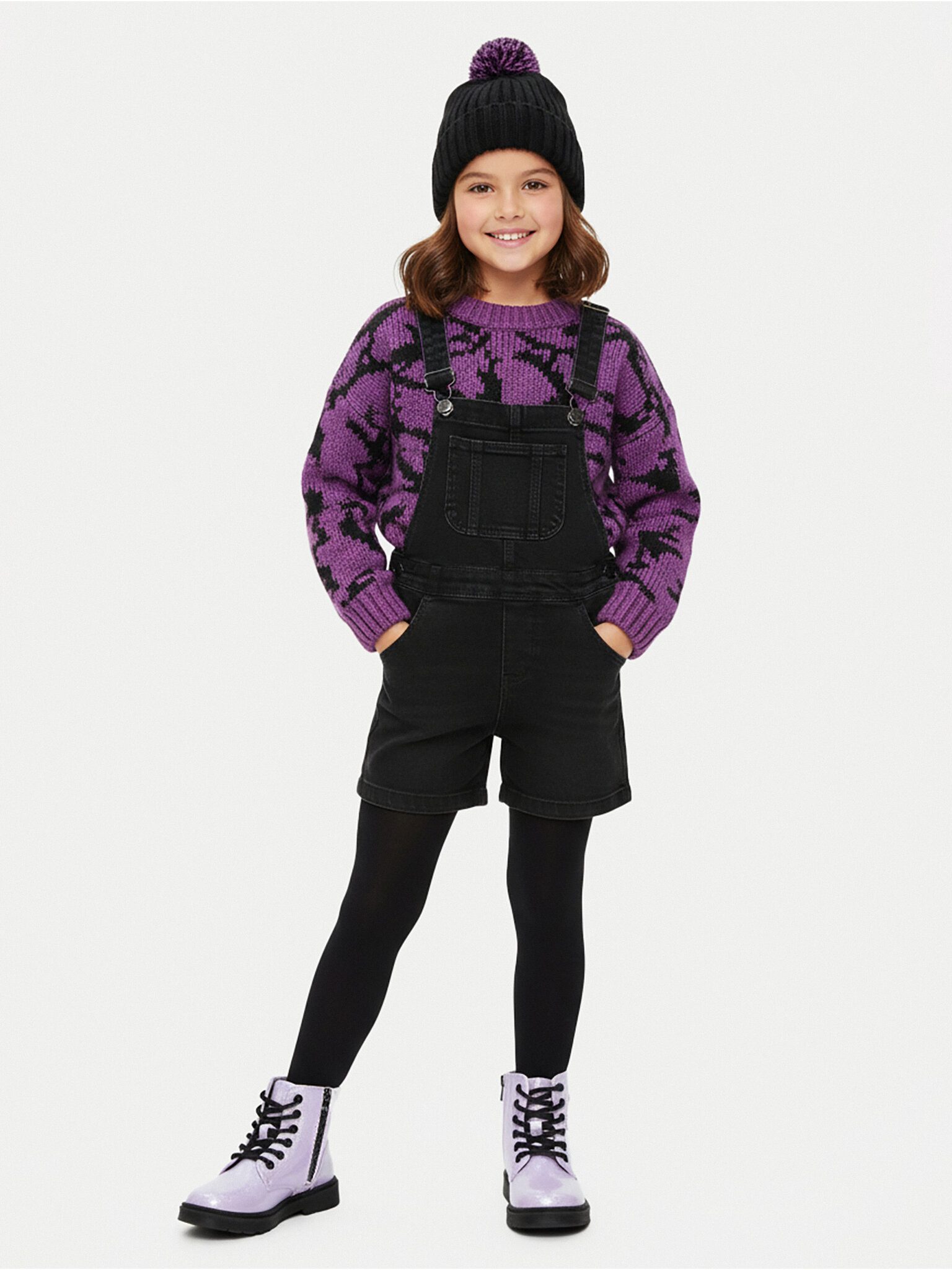 DeeZee Deezee Boots Girl Lila CEO-CM241118-20 Bootsschuh – Bild 2 von 5
