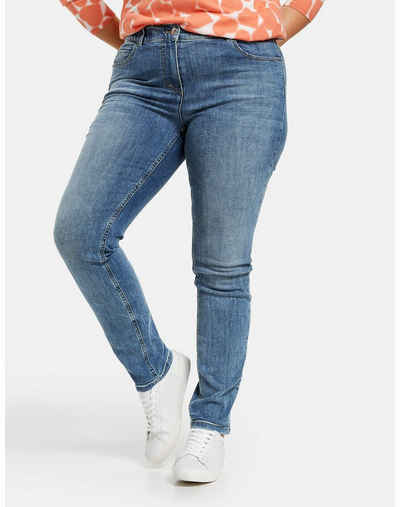 Samoon Stretch-Jeans »Betty Jeans mit dezentem Used-Effekt« (1-tlg) 5-Pocket