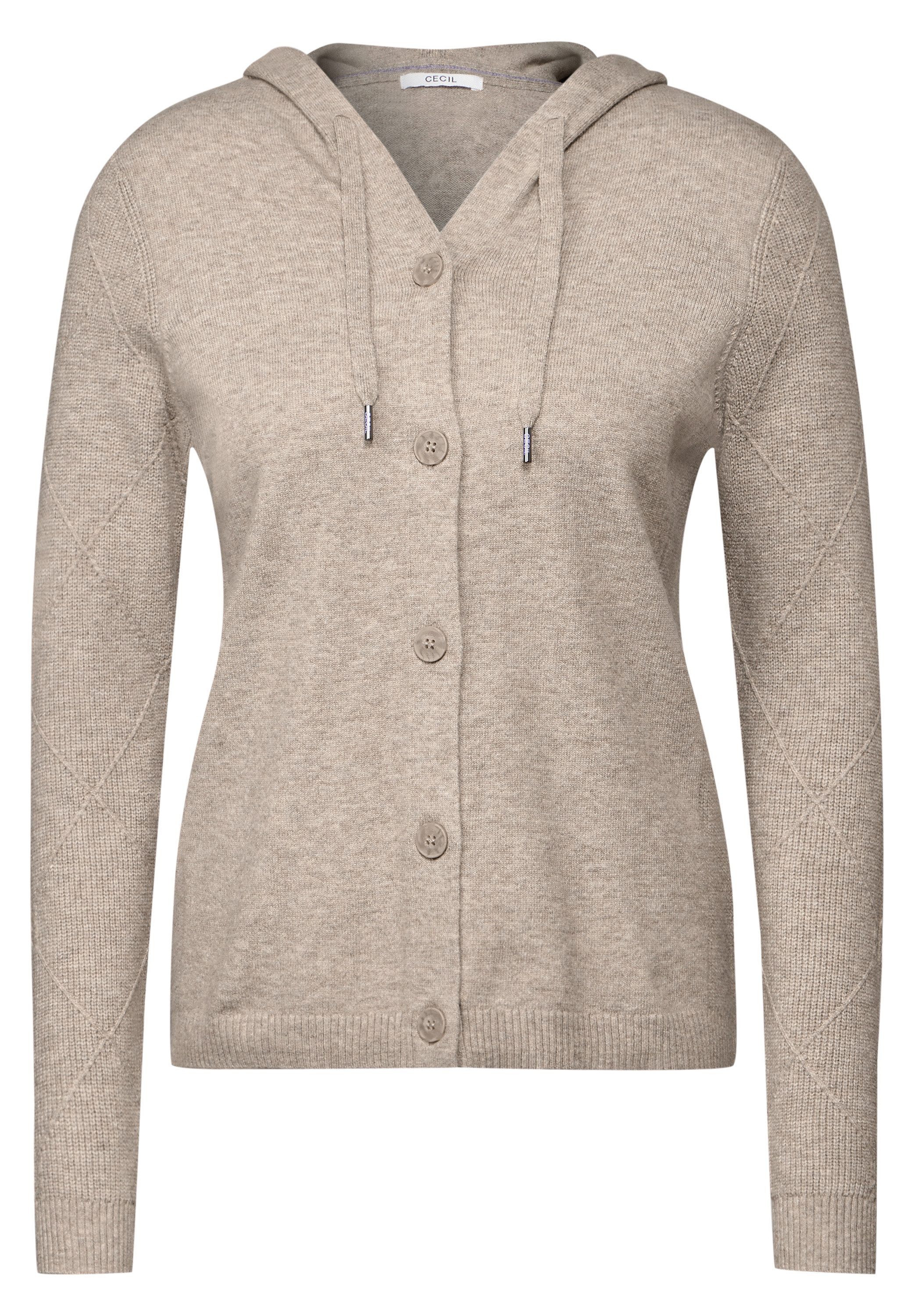 Cecil Cardigan, mit Materialmix günstig online kaufen