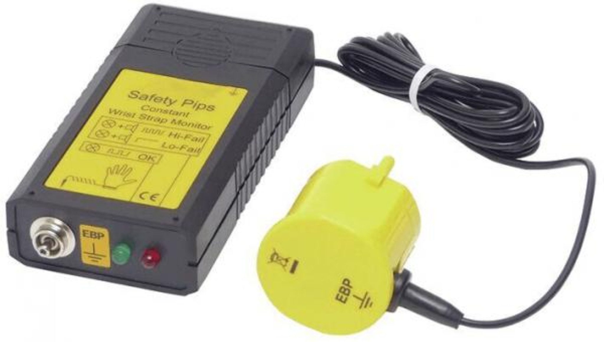 Wolfgang Warmbier Spannungsprüfer Safety Pips Prüfgerät mit Warnsignal und Erdungsbaustein für Schuko, (Erdungsbaustein für Schuko-Steckdosen, Prüfgerät Safety Pips mit Erdungsbaustein und optischem Warnsignal), Optisches akustisches Warnsignal: Sofortige Erkennung