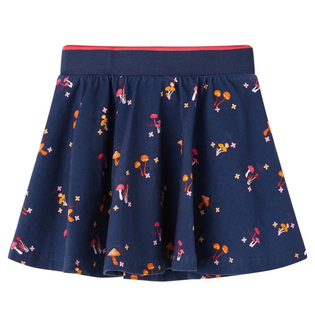 vidaXL Skaterrock Kinderrock Marineblau 128