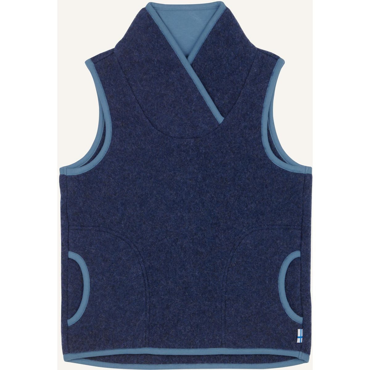 Finkid Sweatshirt Filis Wool Kuschelig-weicher Woll-Pullunder für Kinder, atmungsaktiv und