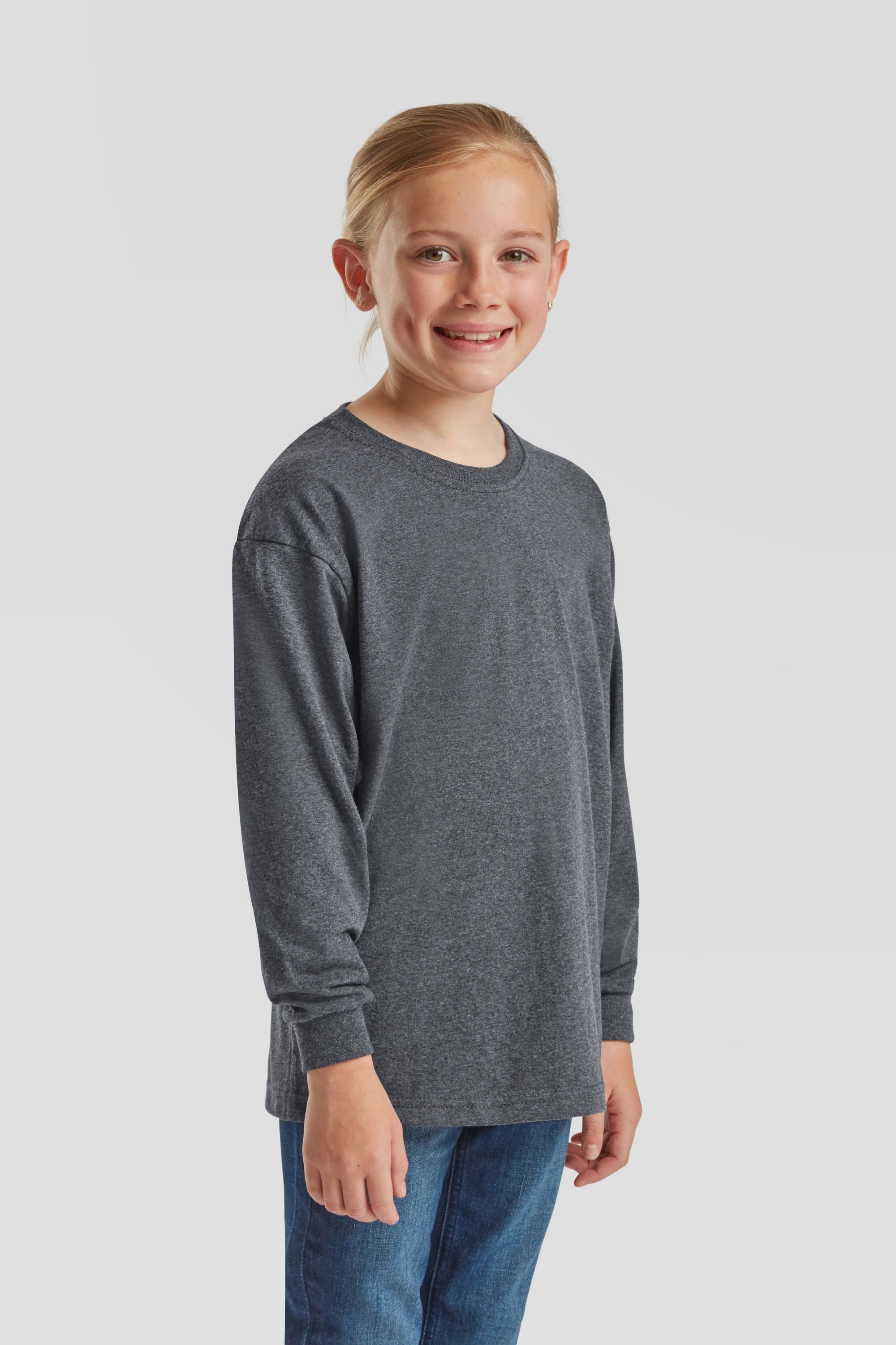 Fruit of the Loom Longsleeve Kids Valueweight Long Sleeve T-Shirt – Bild 4 von 5