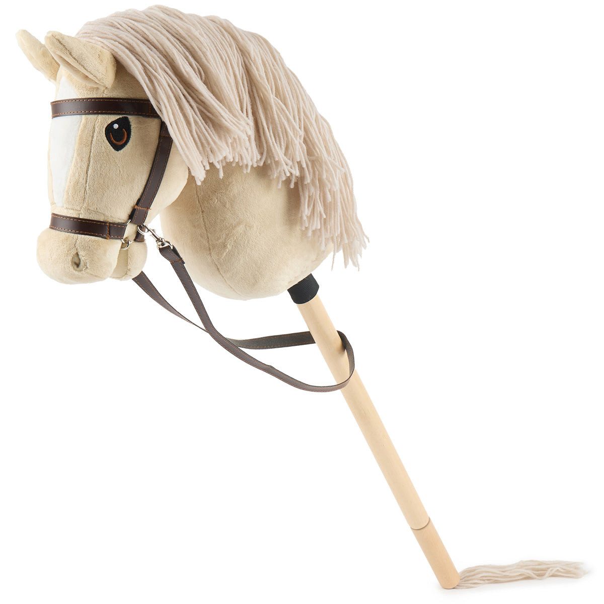BIECO Steckenpferd Hobby Horse beige klein