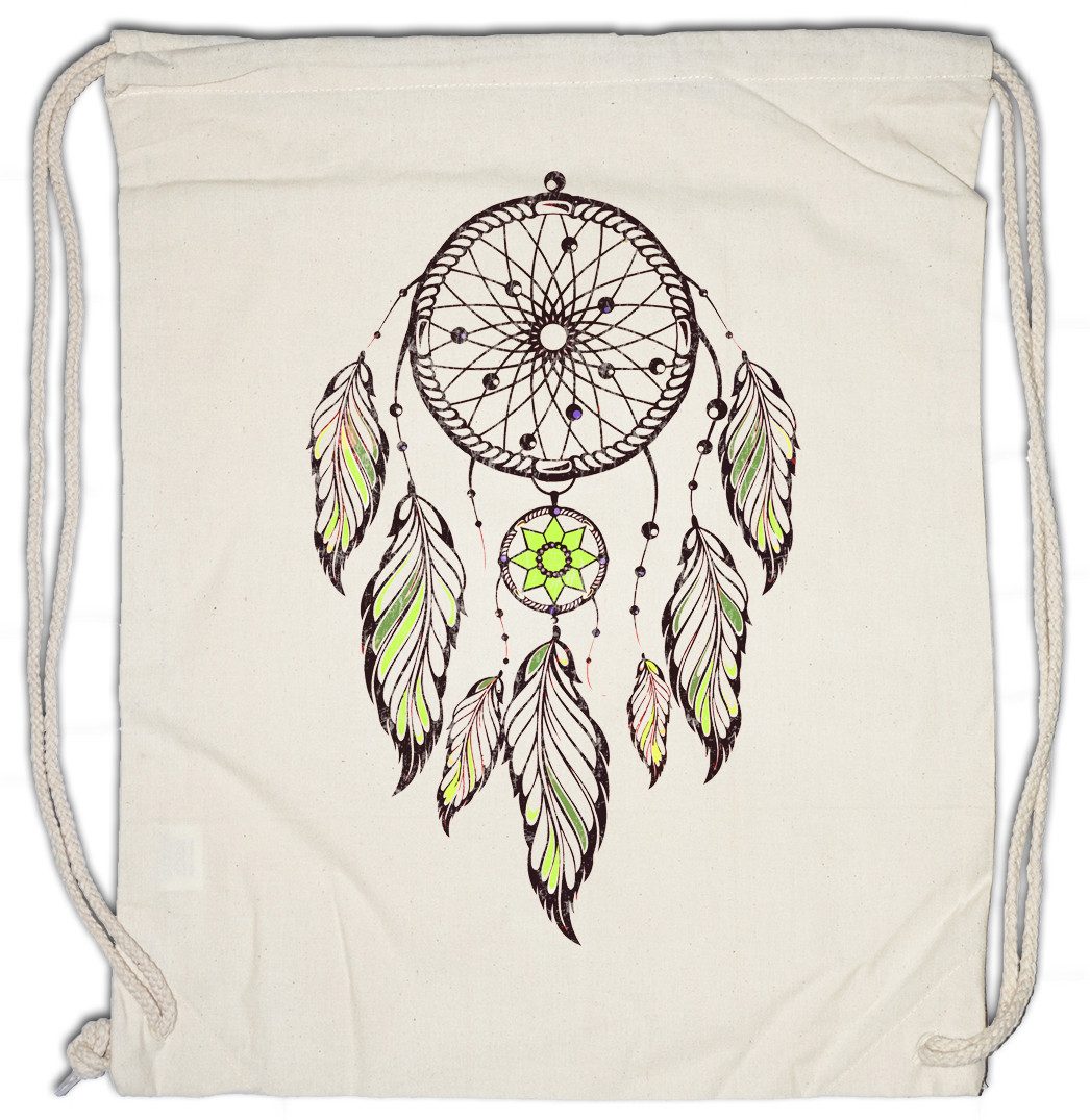 Turnbeutel Dreamcatcher III Turnbeutel Traumfänger Ureinwohner Azteken
