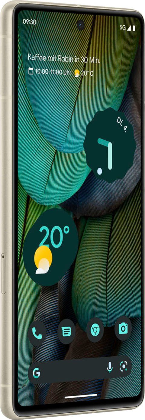 Google Pixel 7 Smartphone GB Zoll, Speicherplatz, cm/6,3 (16,05 50 Lemongrass 256 Kamera) MP