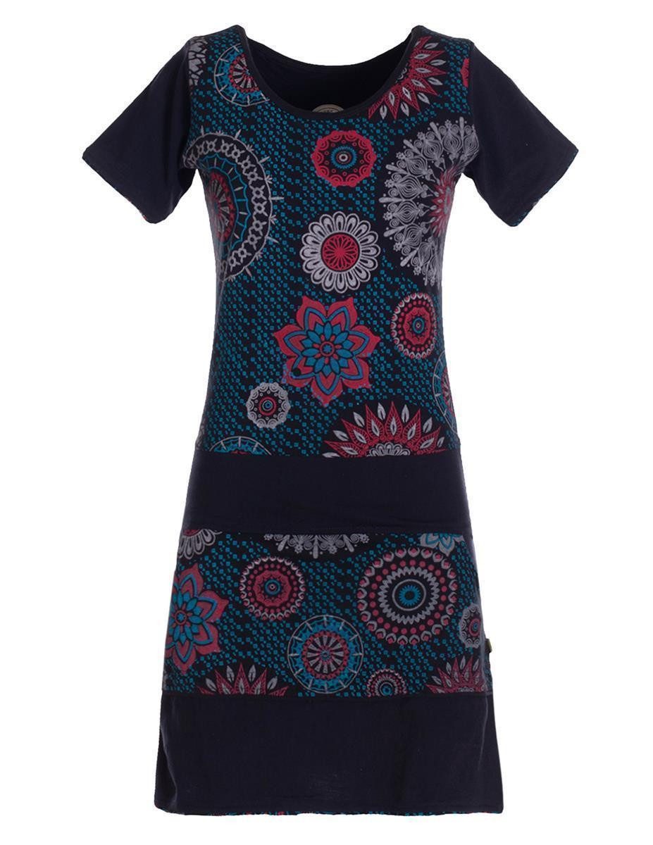 Vishes Sommerkleid Kurzarm Damen Sommer-Kleid Mini-Kleid günstig online kaufen