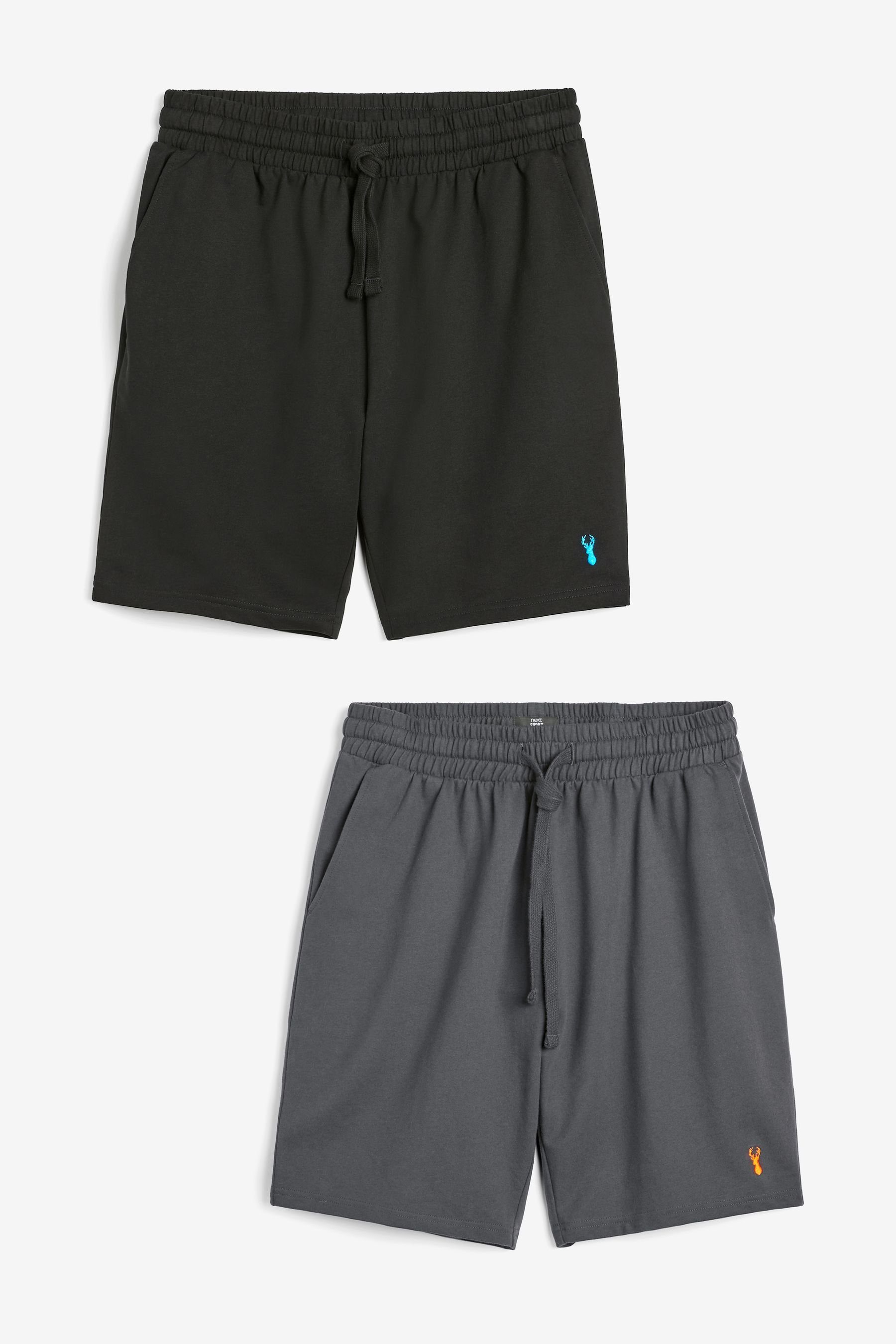 Next Relaxshorts Leichte Joggingshorts, 2er-Pack (2-tlg)