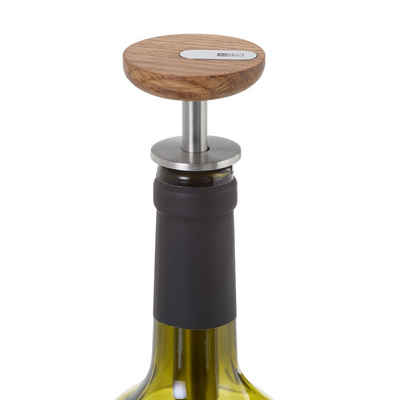 AdHoc Flaschenverschluss Wein Vakuumpumpe CasQ, (1-tlg), entzieht der Flasche den Sauerstoff