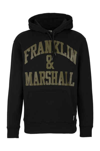 Franklin & Marshall Hoodie Hoodie Maxi Print aus reiner Baumwolle