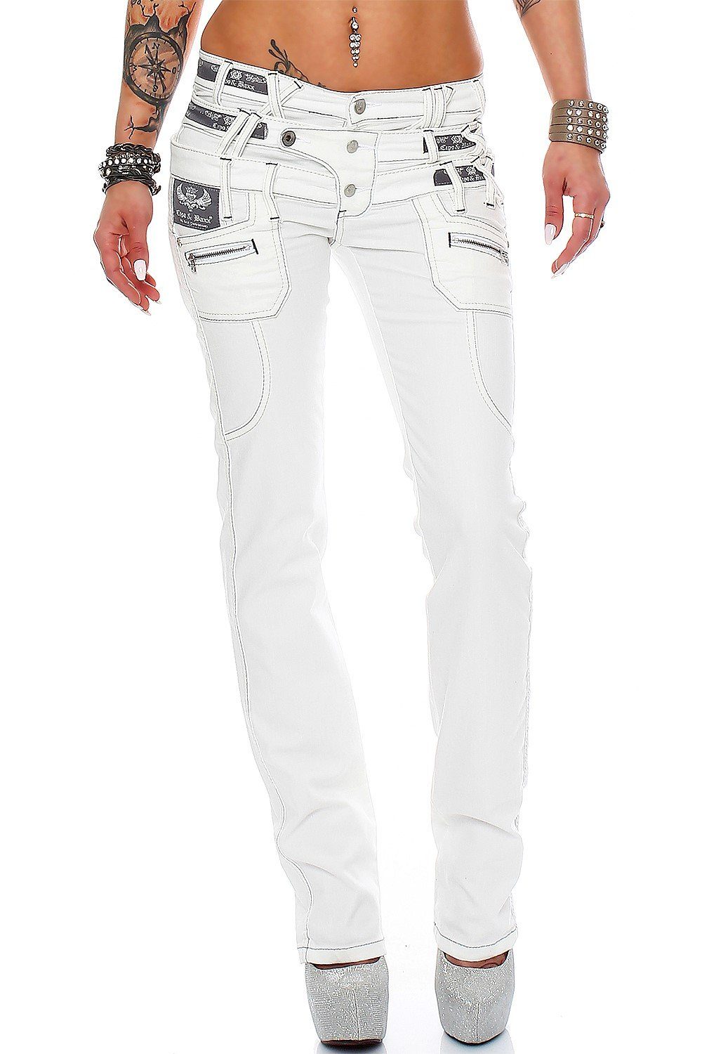 Cipo & Baxx 5-Pocket-Jeans Low Waist günstig online kaufen